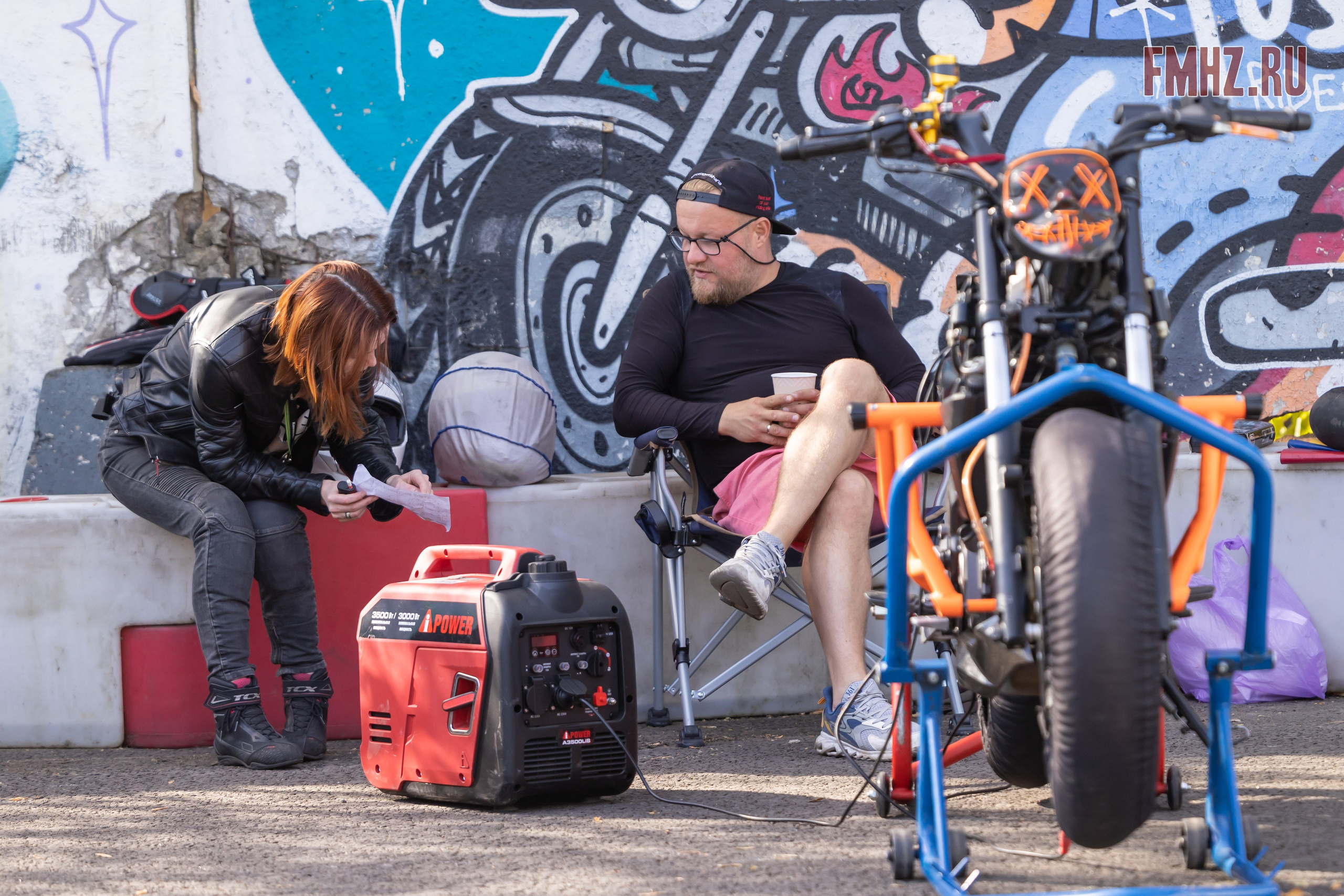 Соревнования по мотоджимхане на площадке Мосгортранс 15.09.2024. Фотограф Владимир Охрименко