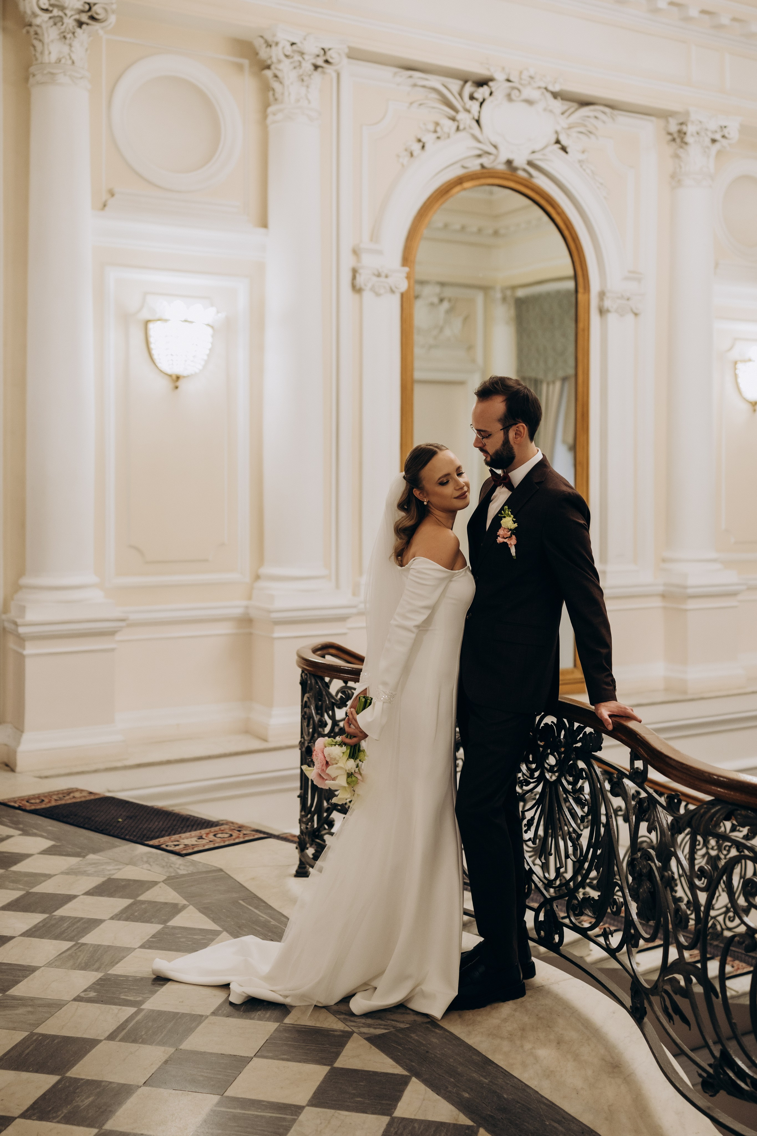 Юра и Полина | 2-й дворец и Половцова. Свадебный и love story фотограф в Санкт-Петербурге