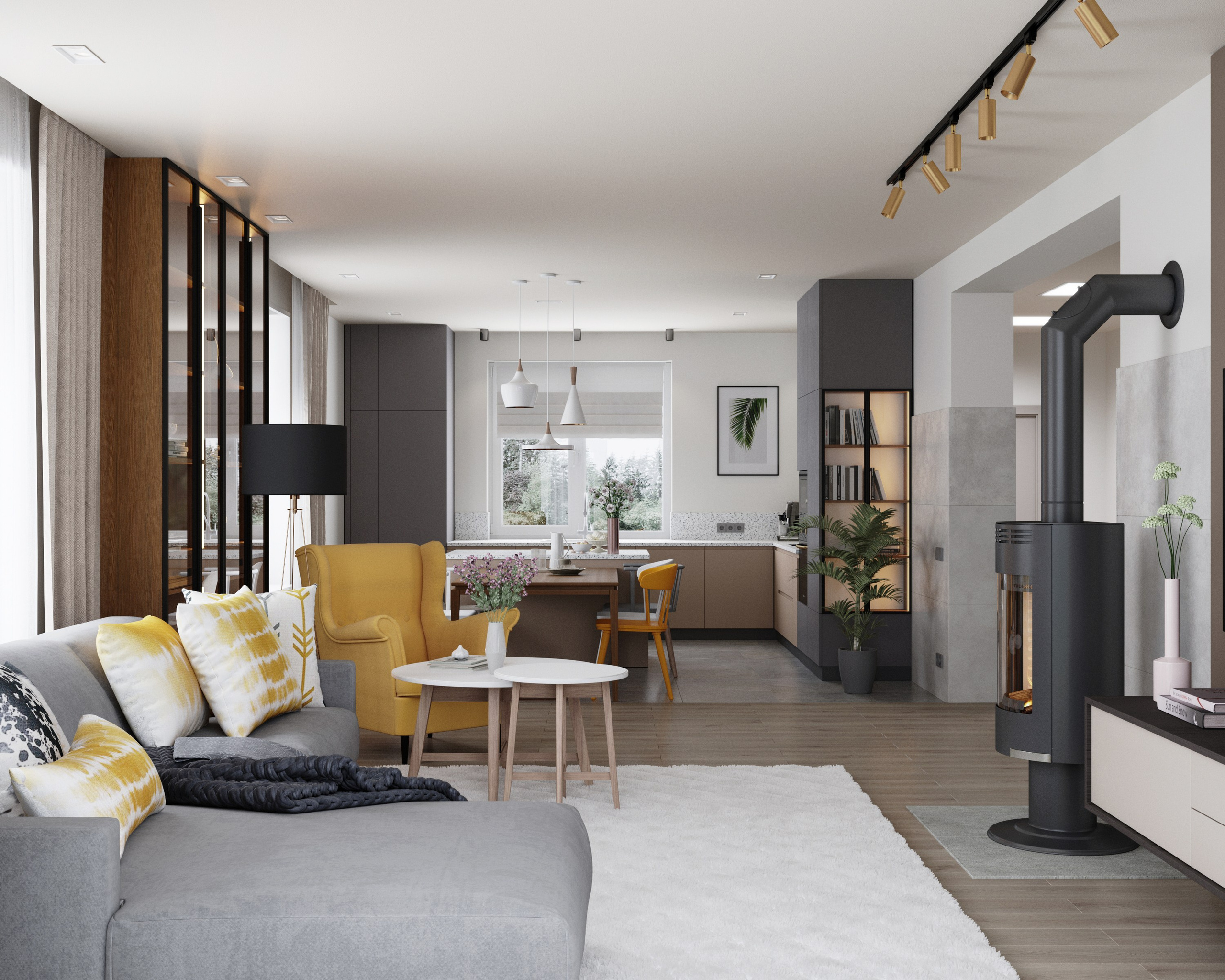 Визуализация дома 78 m². Заказать 3d визуализацию интерьеров — Дарья Веденёва