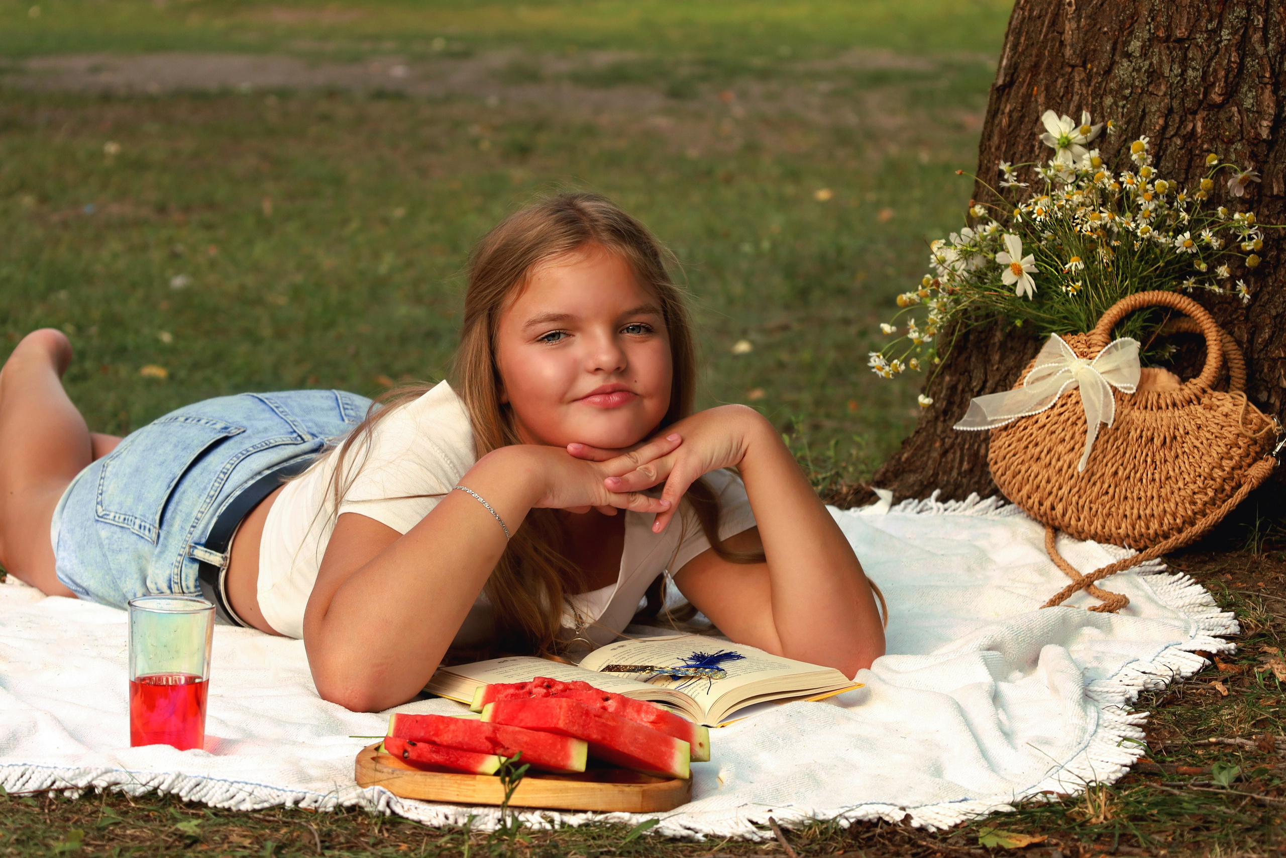 Арбузный пикник. Фотограф Саратов | Елизавета Белова