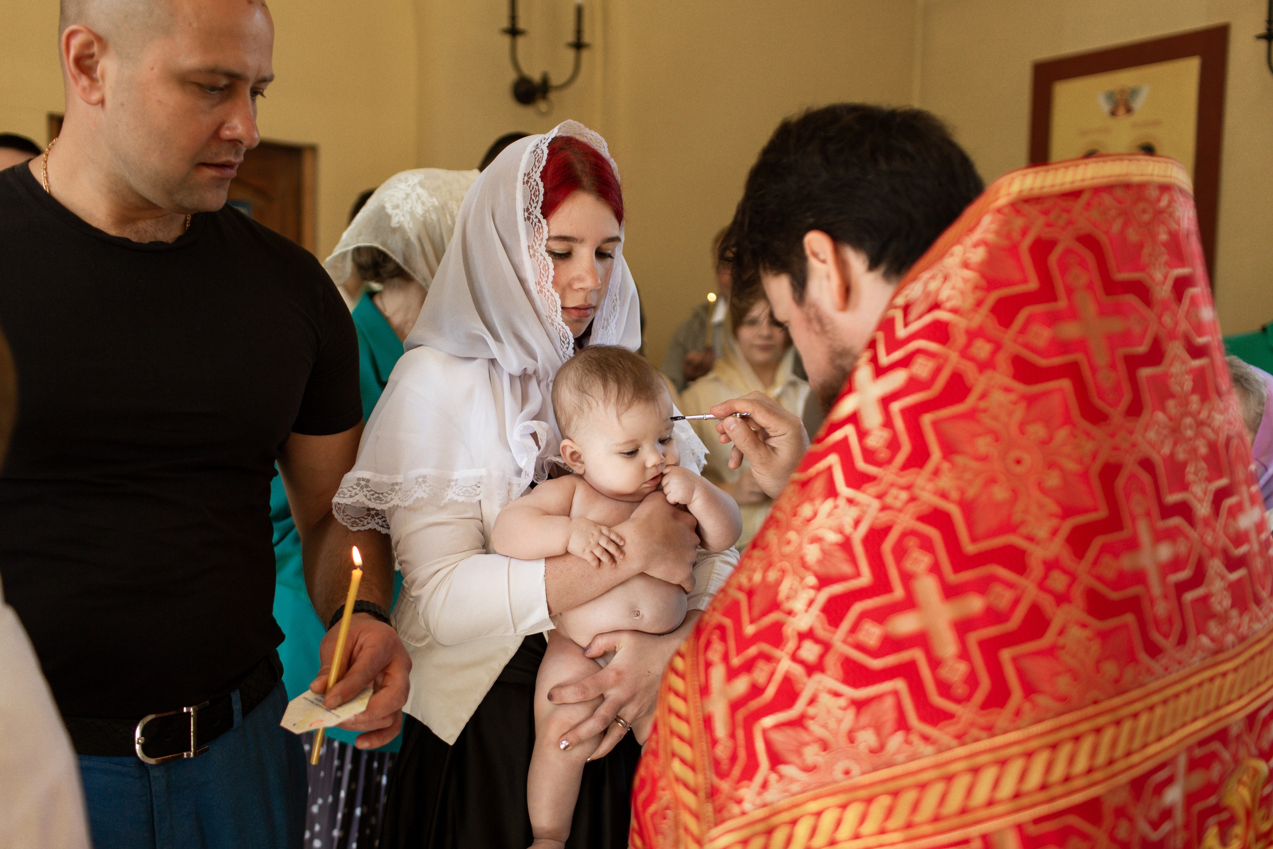 Крещение Киры. Свадебный и Семейный фотограф в Москве Александра Вайпер
