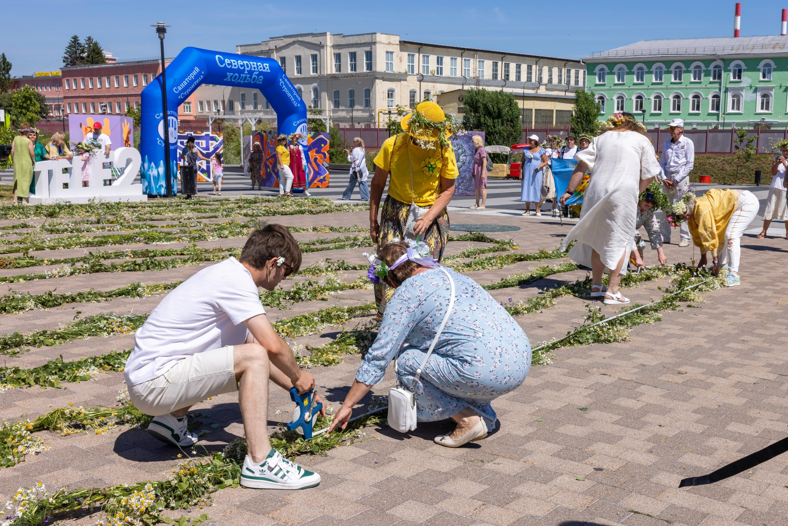 Фестиваль «Ромашковый хоровод». Северная ходьба. Фотограф в Туле Крупский АнДРей. Фотостудия «КАДР71» в Туле