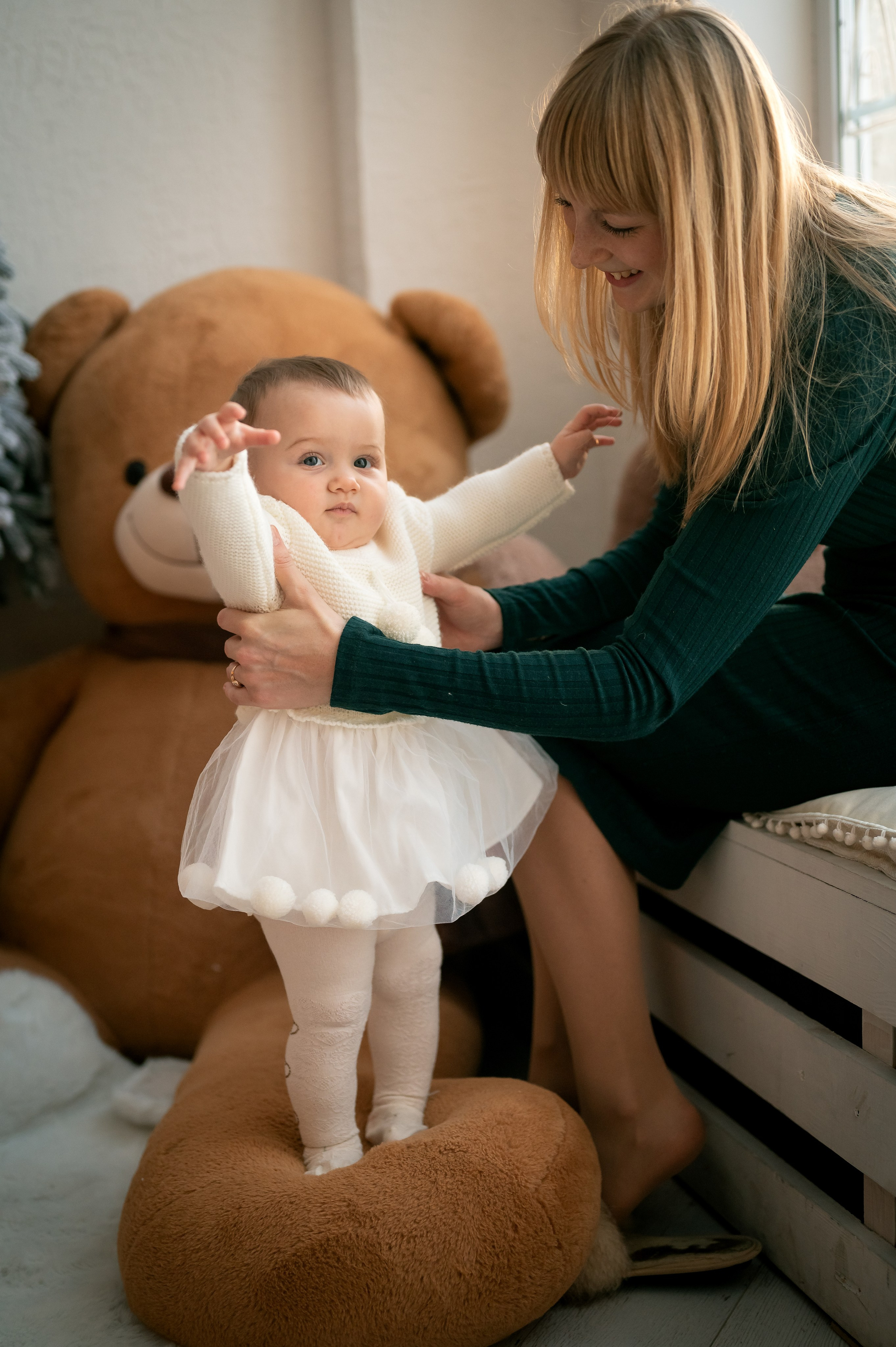 Новый год в студии. Фотограф новорождённых, семейный, школьный в городе Калуге Евгения