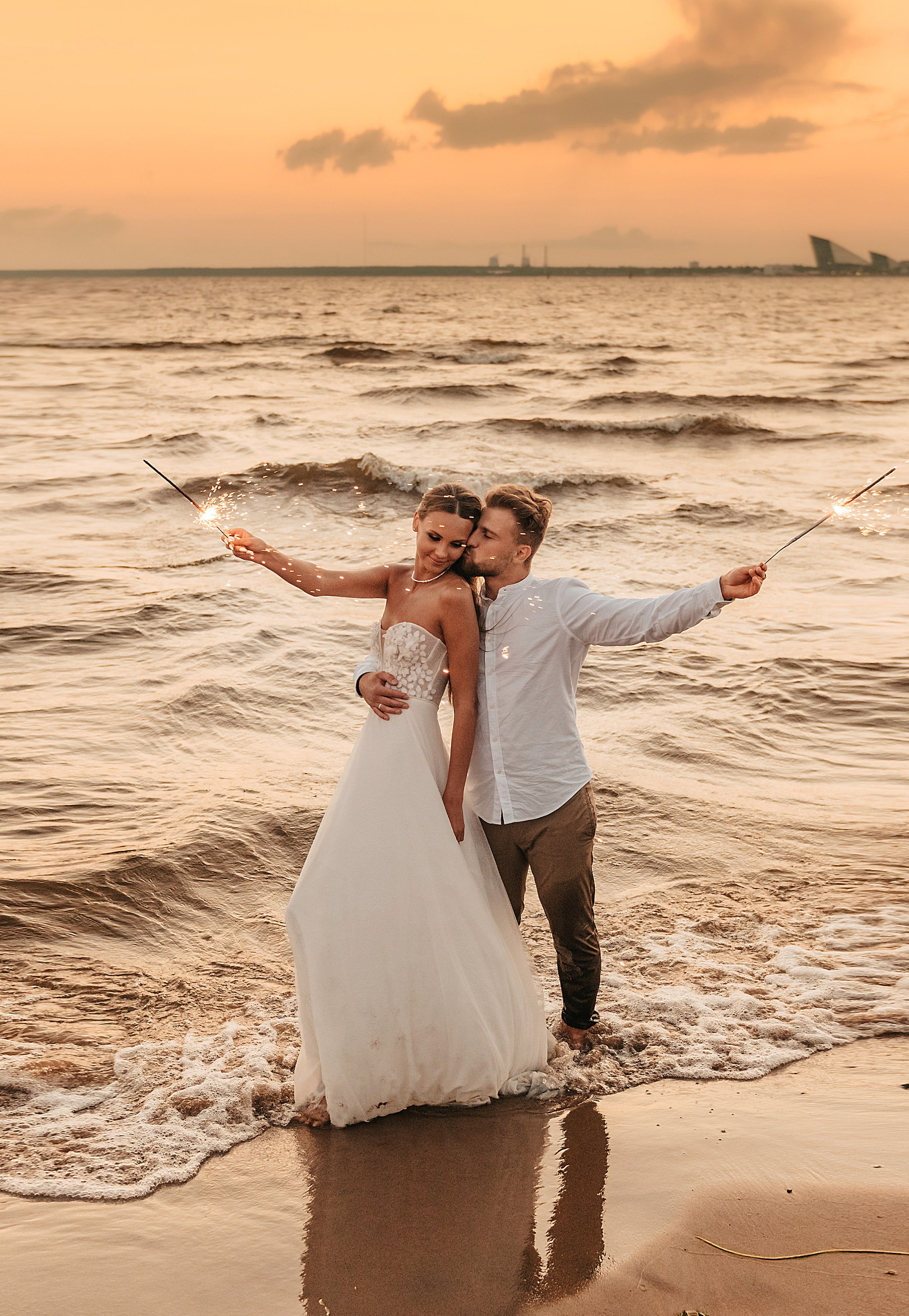 Свадебная съемка на финском заливе. Фотограф Москва и Видеограф Москва