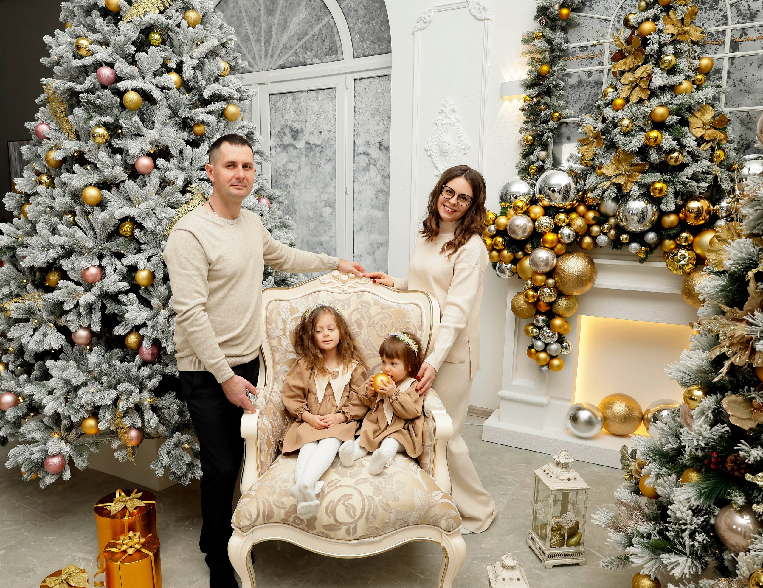 Семейная новогодняя. Свадебный фотограф ростовская область