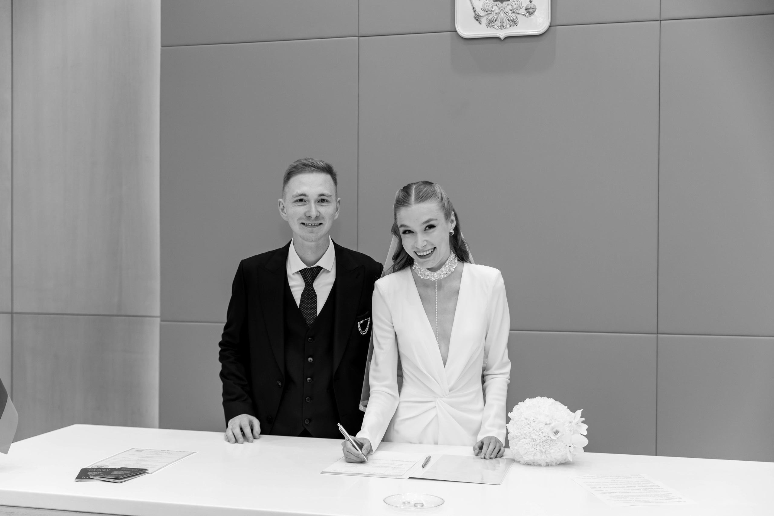 Выездная регистрация + Барвиха + банкет. Свадебный и семейный фотограф в Москве Диана Левченко