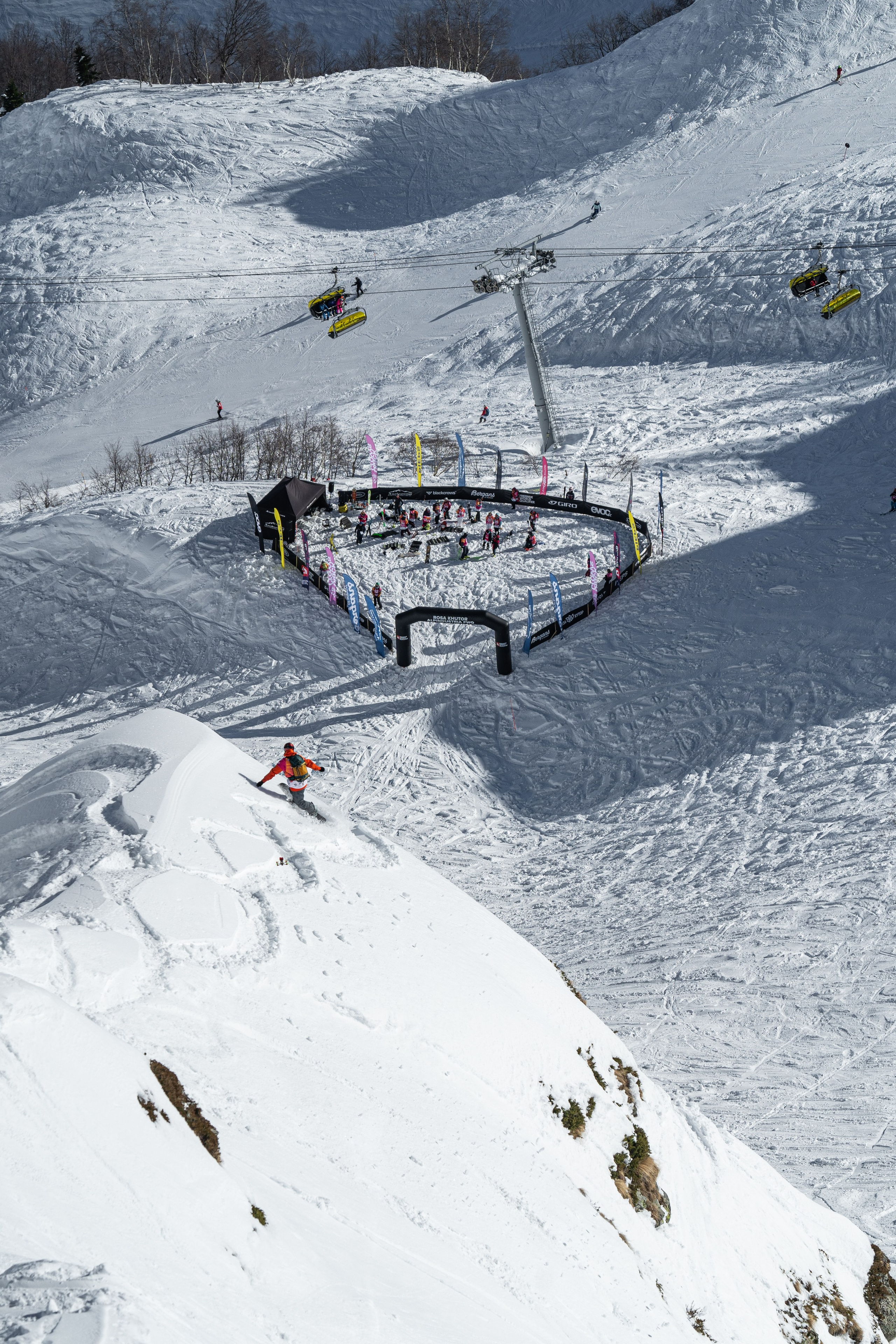 Freeride World Qualifier Rosa Khutor 2023. Репортажный фотограф в Красной Поляне и Сочи Павлюченко Екатерина