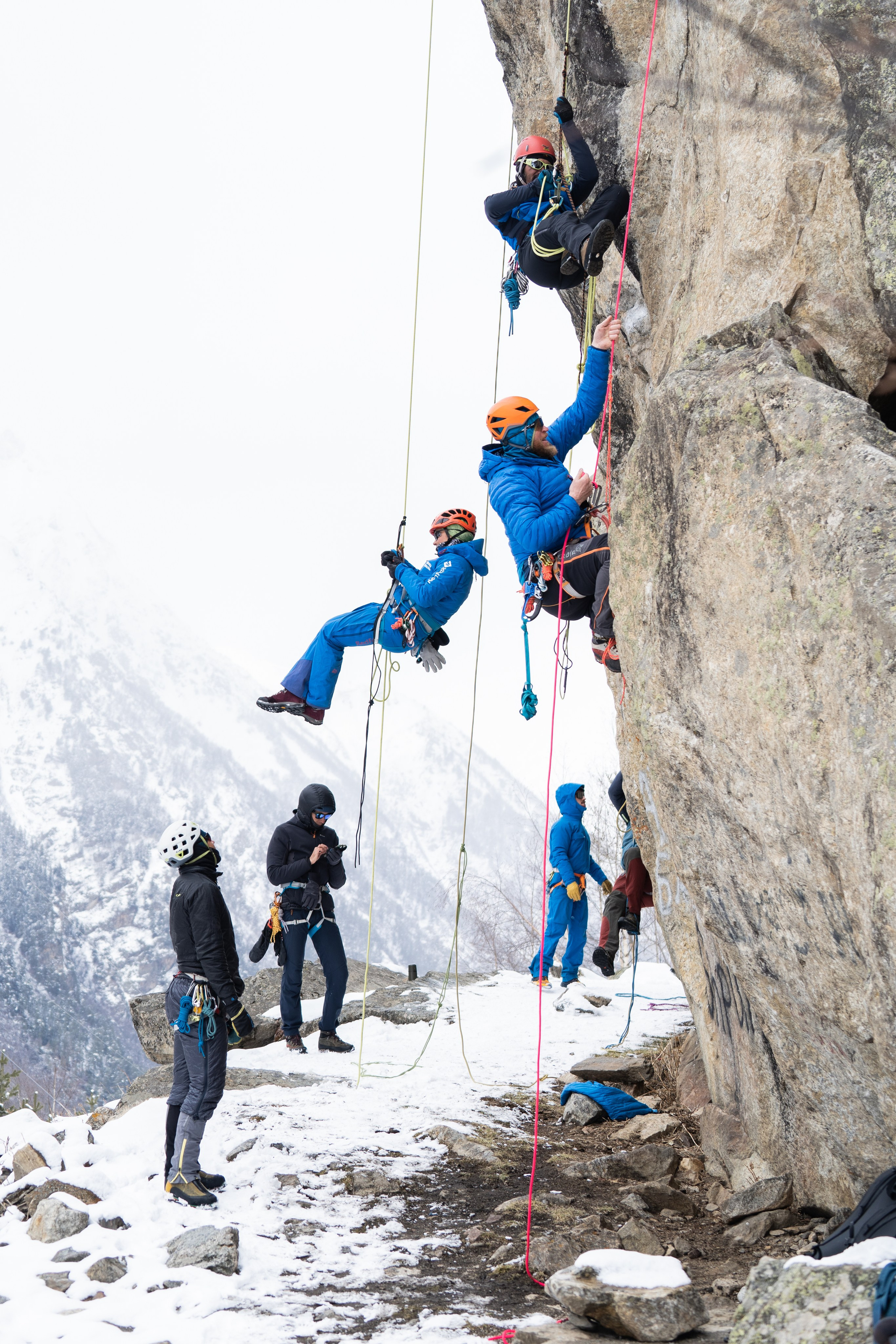 Обучающий модуль для альпинистов в Приэльбрусье. Репортажный фотограф в Красной Поляне и Сочи Павлюченко Екатерина