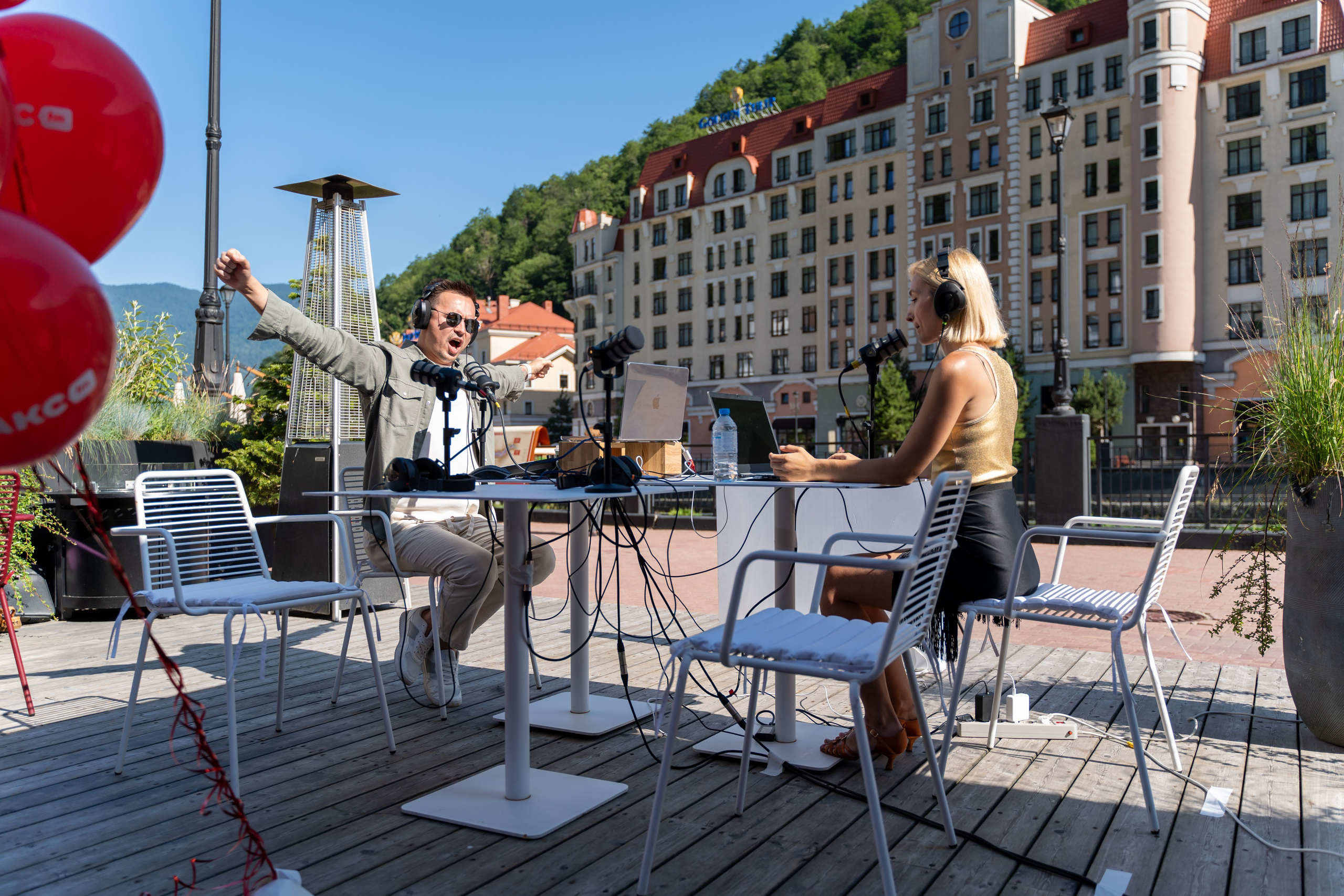 Радио Макс FM в Техникуме на курорте Роза Хутор. Репортажный фотограф в Красной Поляне и Сочи Павлюченко Екатерина