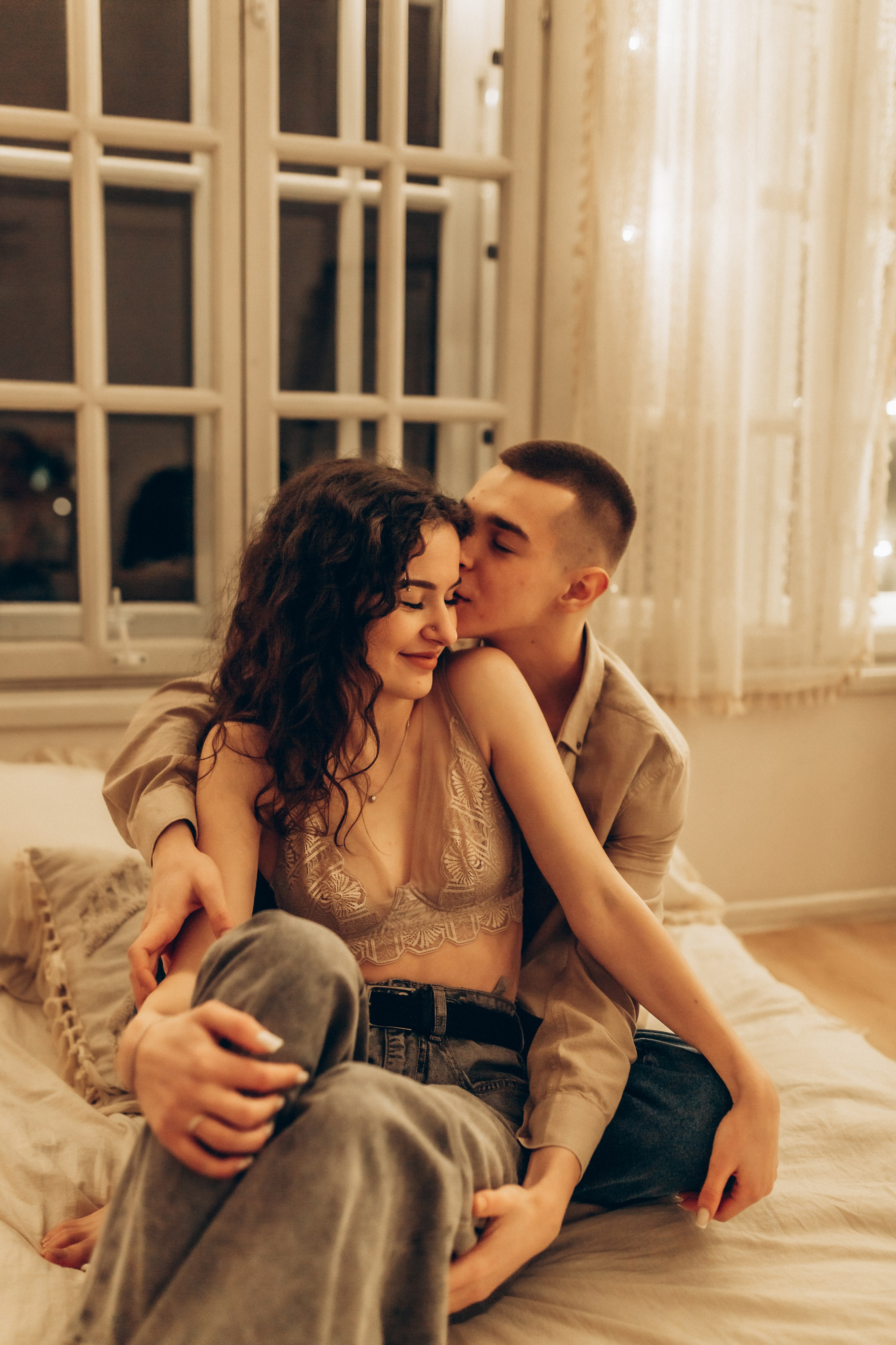 LoveStory Никита и Лиза в студии. Фотограф Санкт-Петербург Князева Елизавета