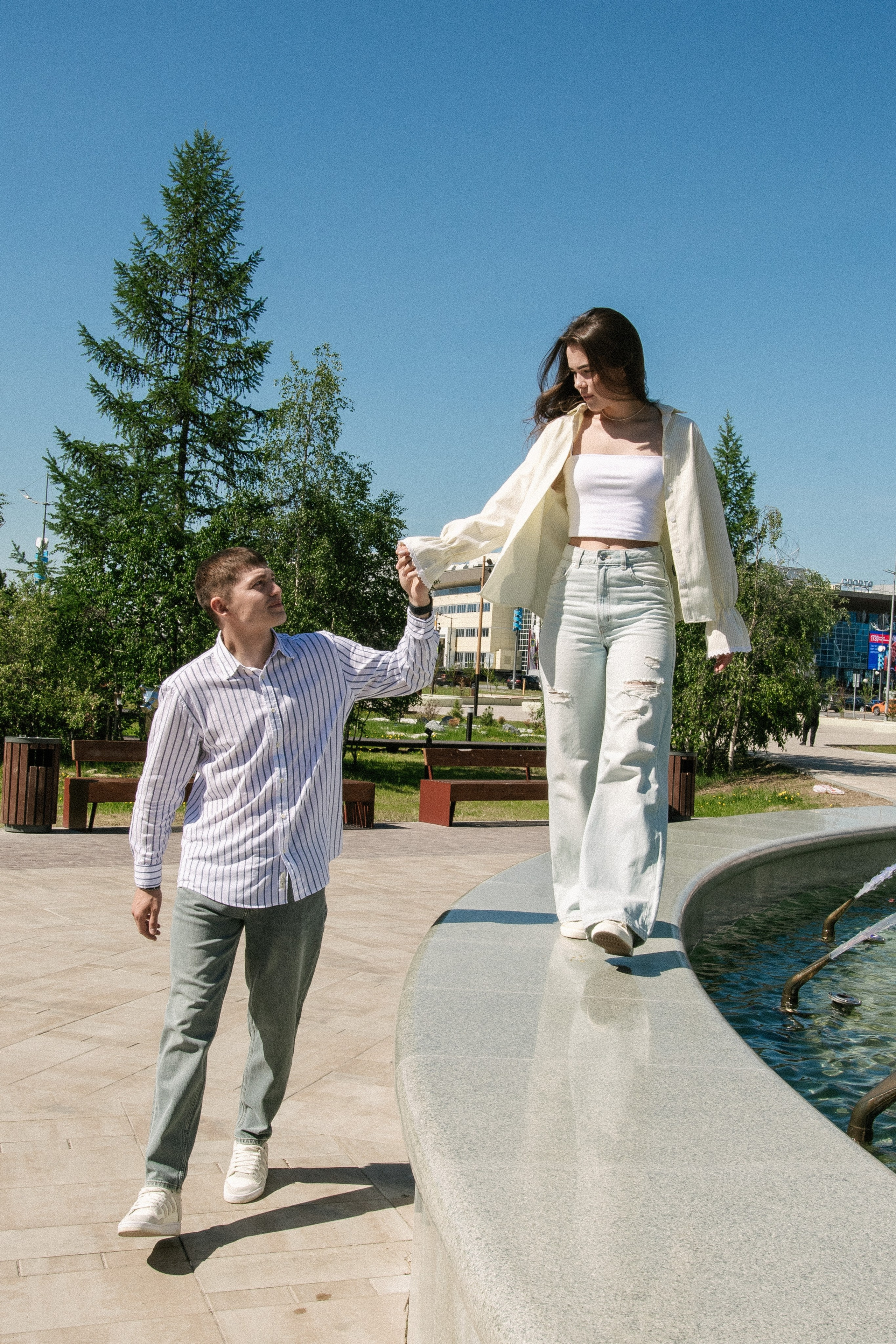 Прогулка влюбленных. Семейный и индивидуальный фотограф в Новом Уренгое