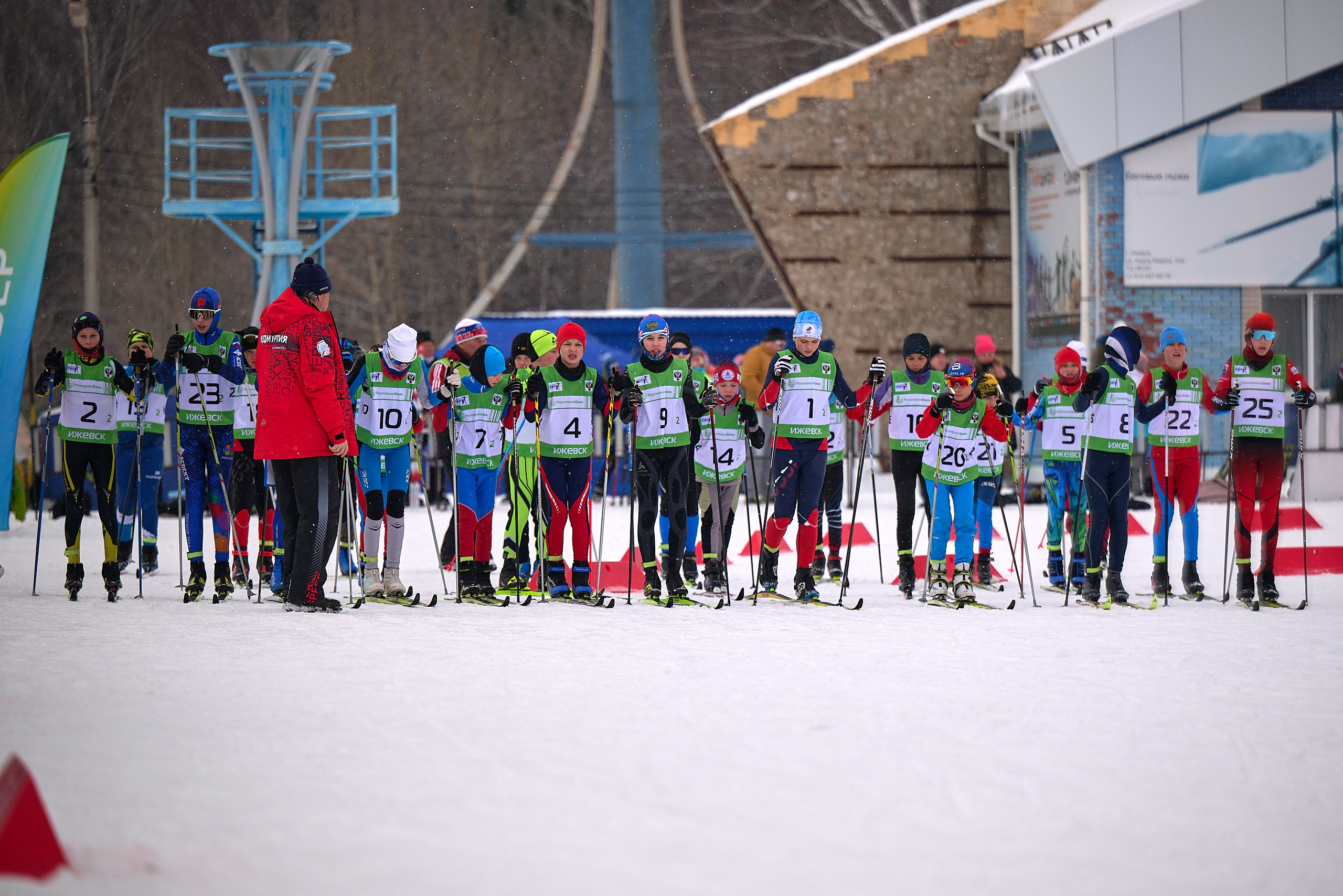 Всероссийские соревнования по лыжным гонкам «Пионерская правда». Ижевс. Спортивный репортажный фотограф в Ижевске Сергей Мерзляков