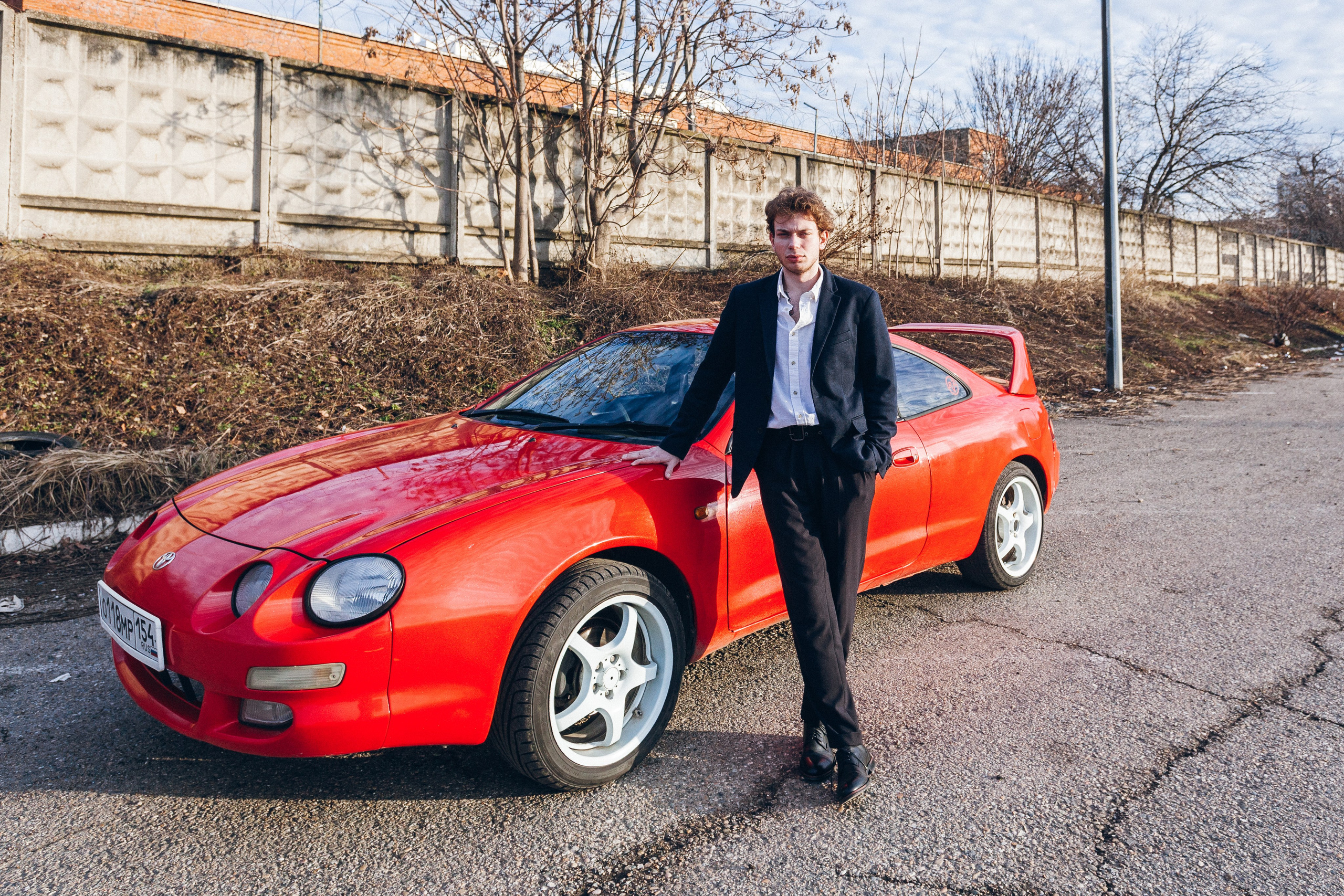 Имиджевая съемка с машиной. Фотограф Денис Денисов