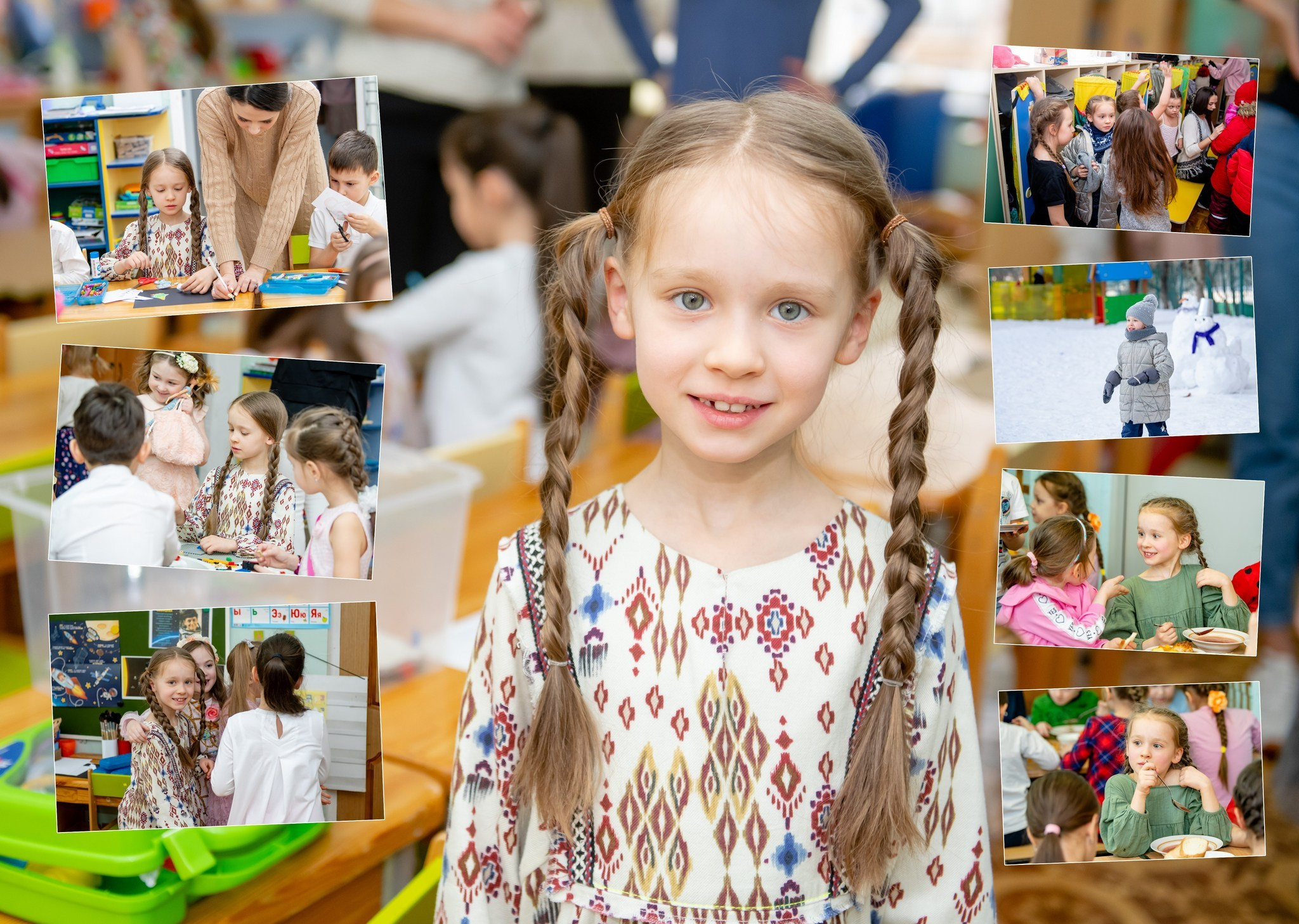 Альбом Стандарт А4 5 разворотов для детского сада. Профессиональная репортажная фотосъёмка, создание выпускных альбомов