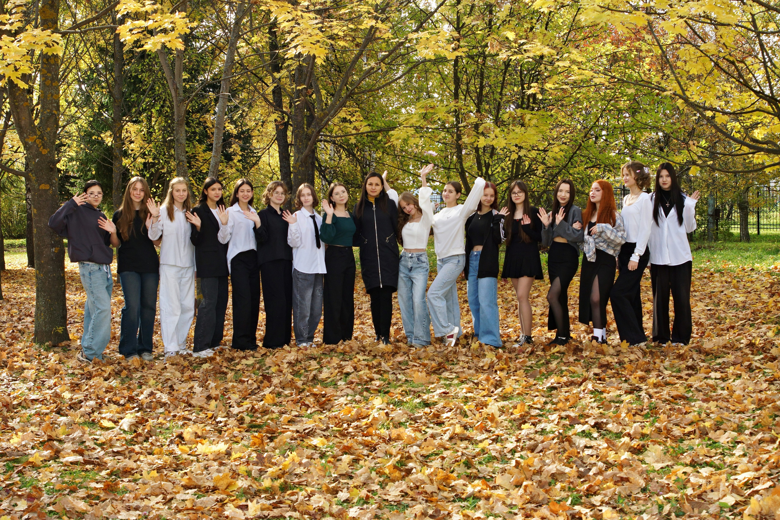 Осенняя фотосессия в школе г. Йошкар-Ола