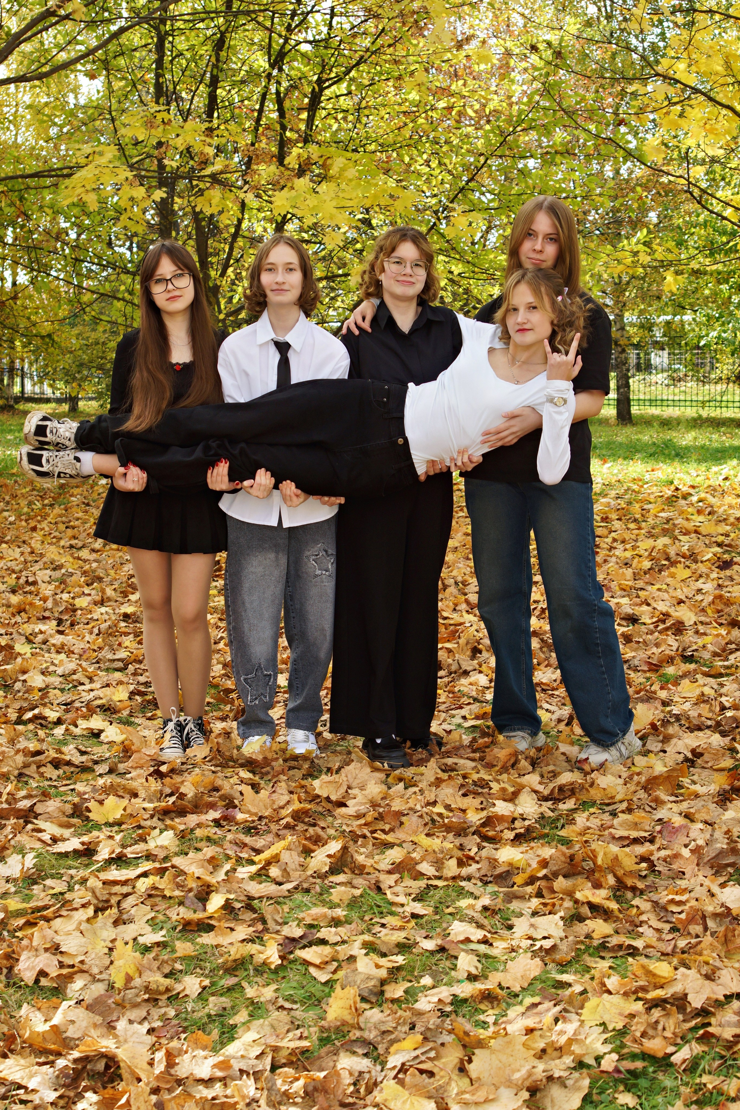 Осенняя фотосессия в школе г. Йошкар-Ола