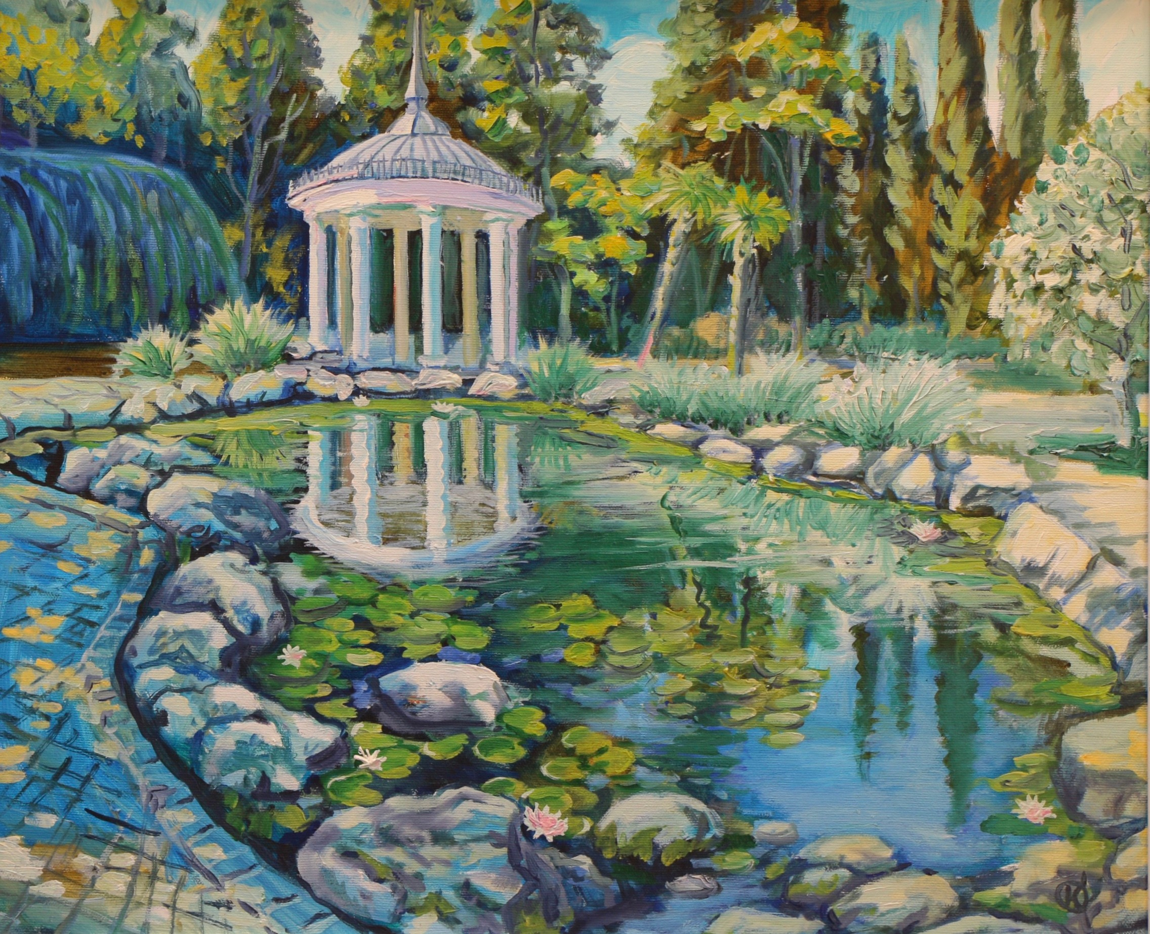 Крымский пейзаж. Продажа картин маслом на холсте в г. Ялта