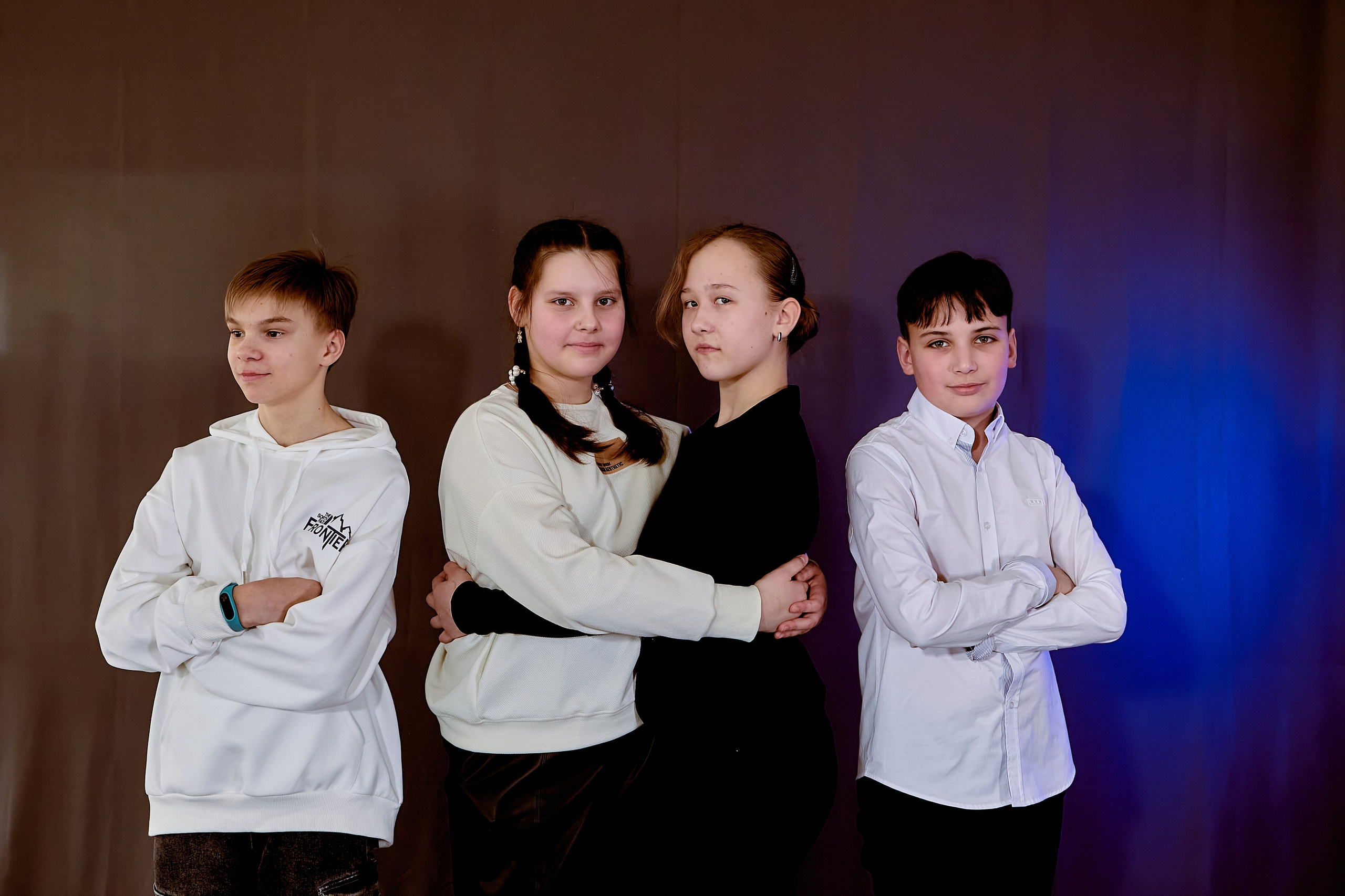 Школьная фотосессия учеников 6 класса