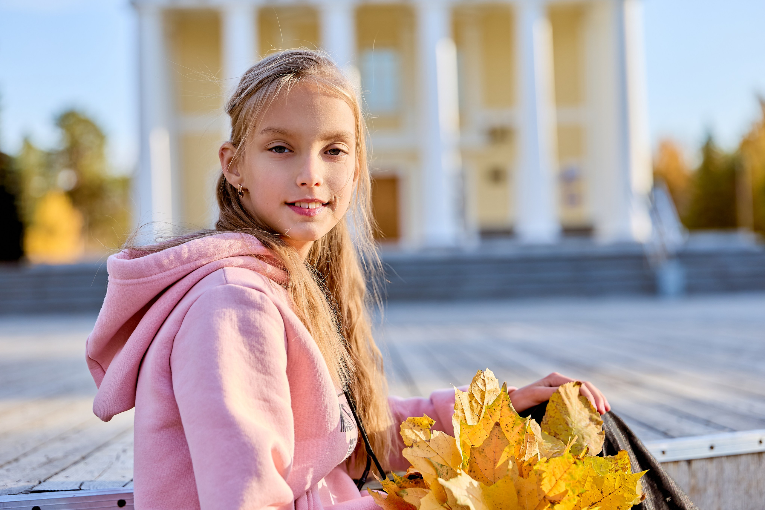 Школьная фотосессия Золотая Осень Портрет Дзержинск
