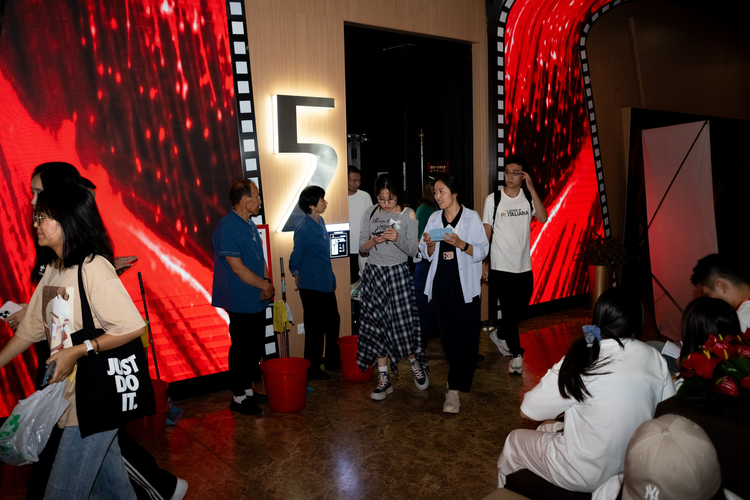 The film premiere of the “Red Silk”