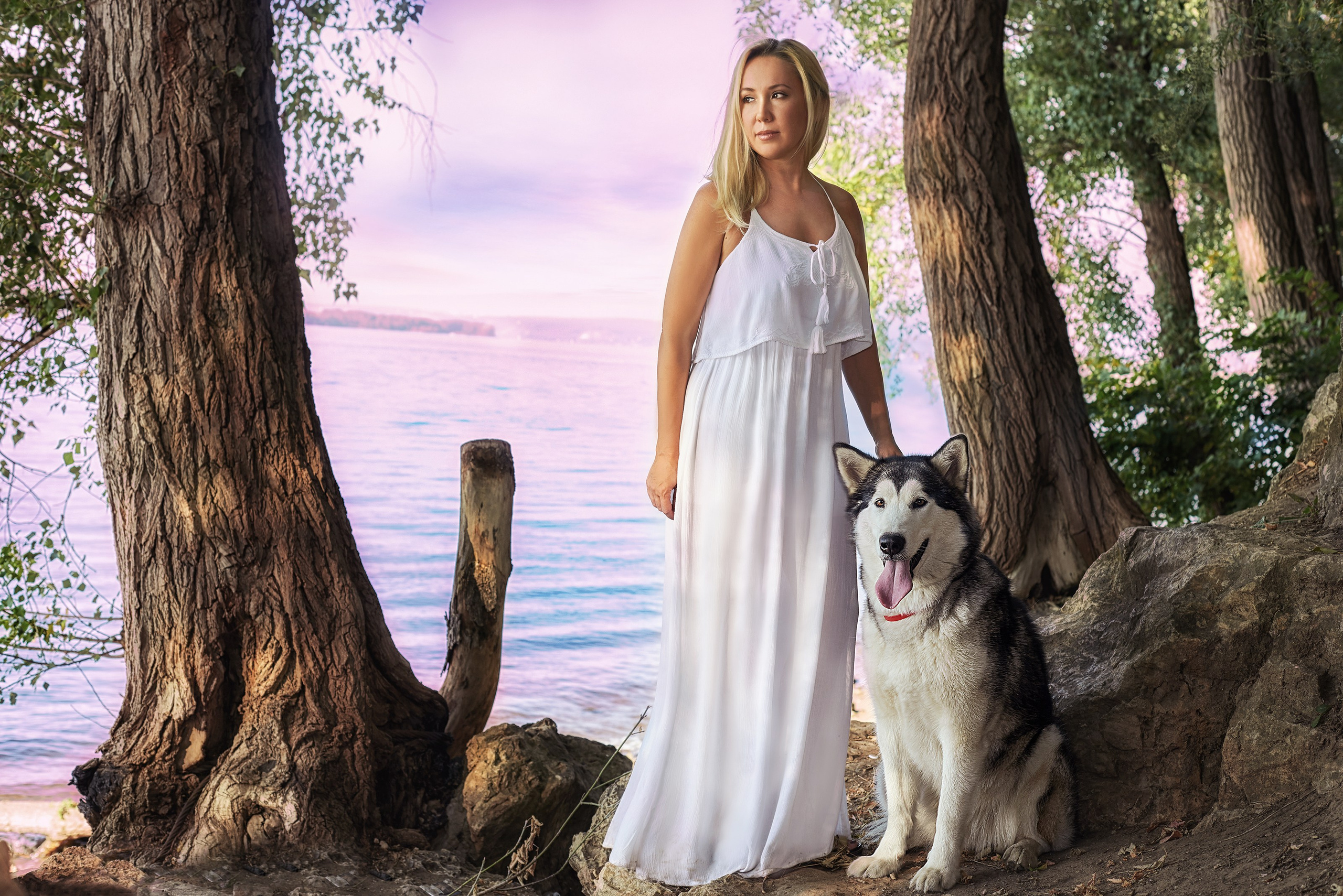 Летняя фотосессия на природе, в лесу, на улице. Семейная с детьми