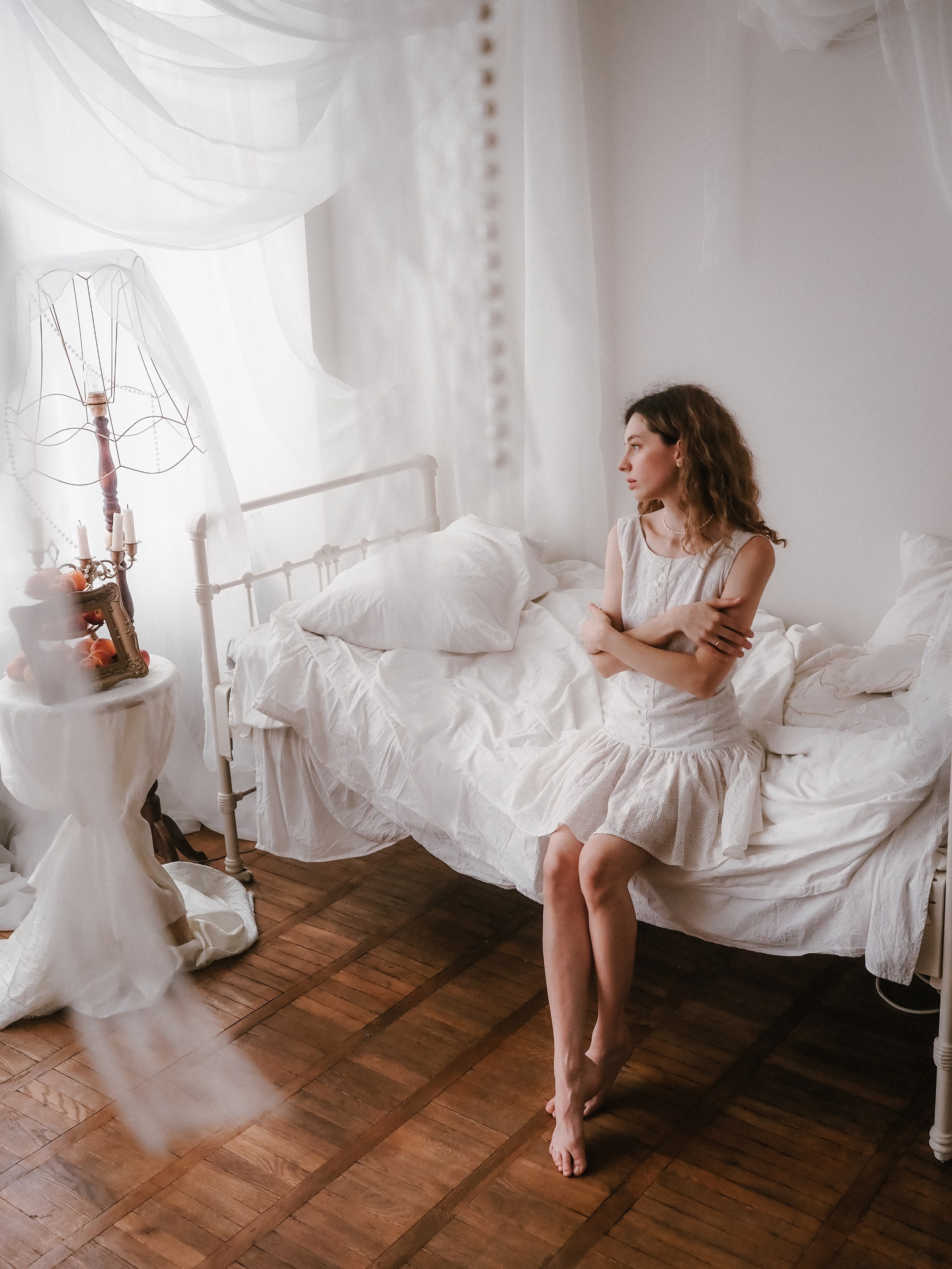 Утро и аромат персиков. Фотограф Рязань. Семейный Свадебный фотограф