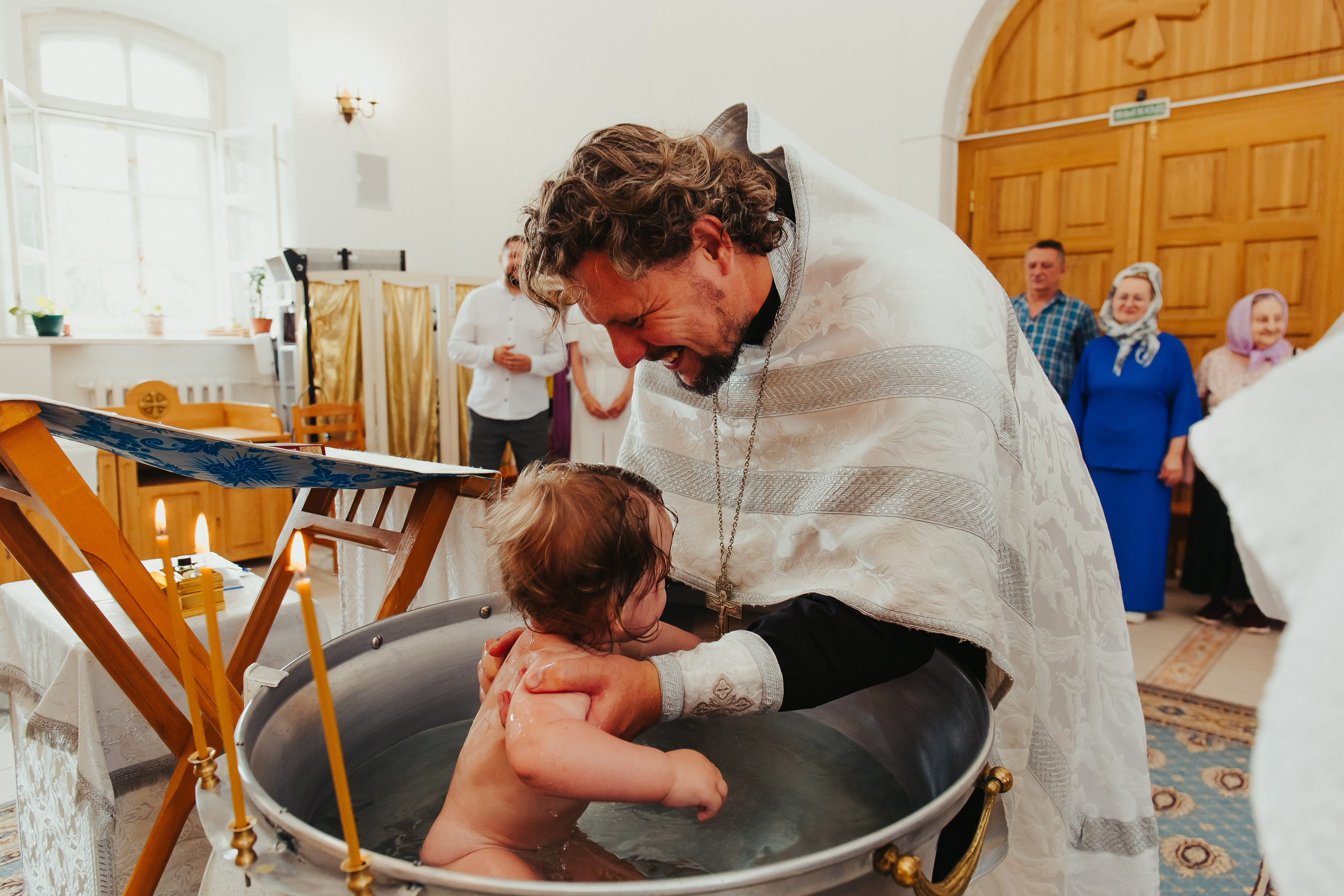 Фотосъемка Крещения ребенка. Фотограф новорожденных и детский в Сергиевом Посаде Кругликова Юлия