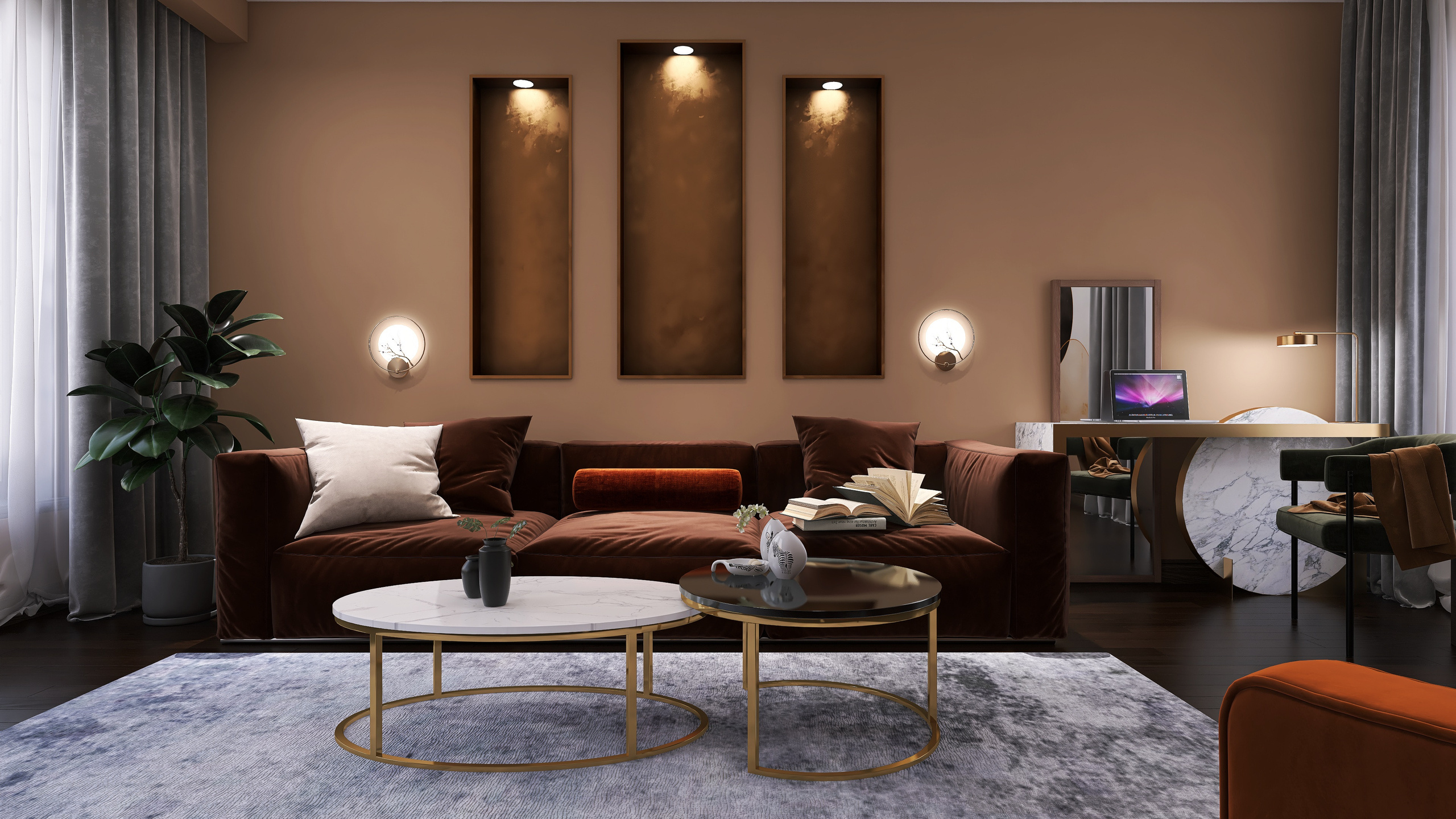 ЖК Серебрица. Дизайнер интерьера Юлия Лебедева. Москва