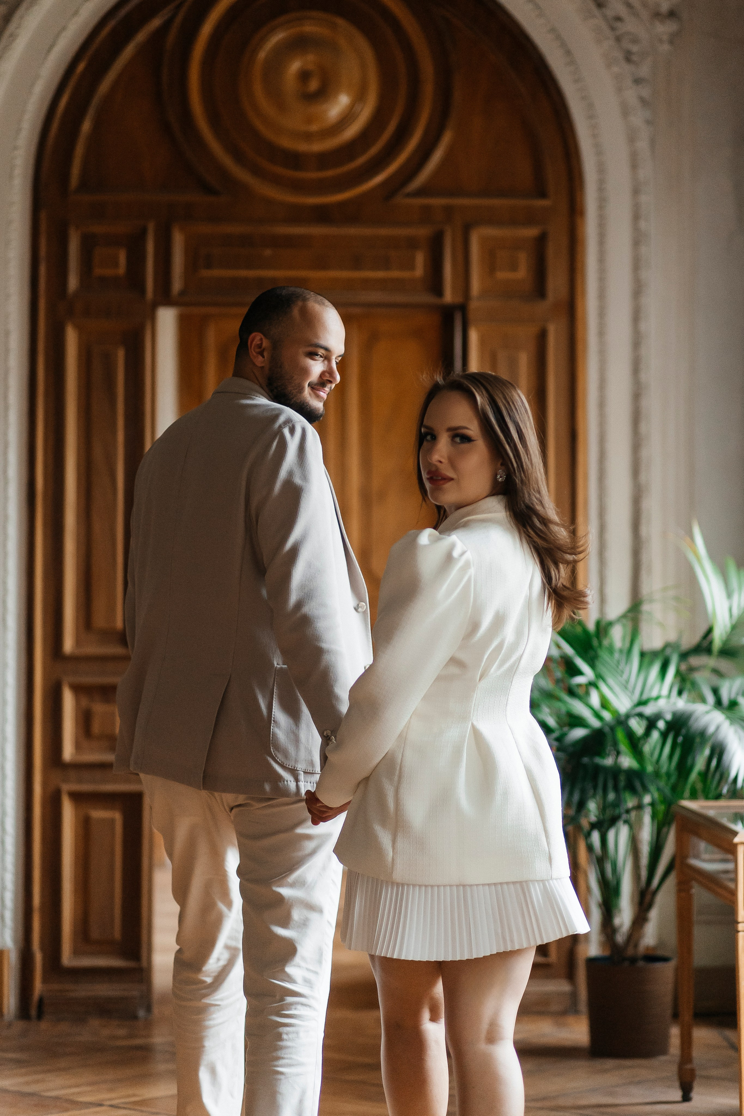 Анастасия и Мостафа (библиотека + прогулка). Фотограф в Москве Екатерина Потапова