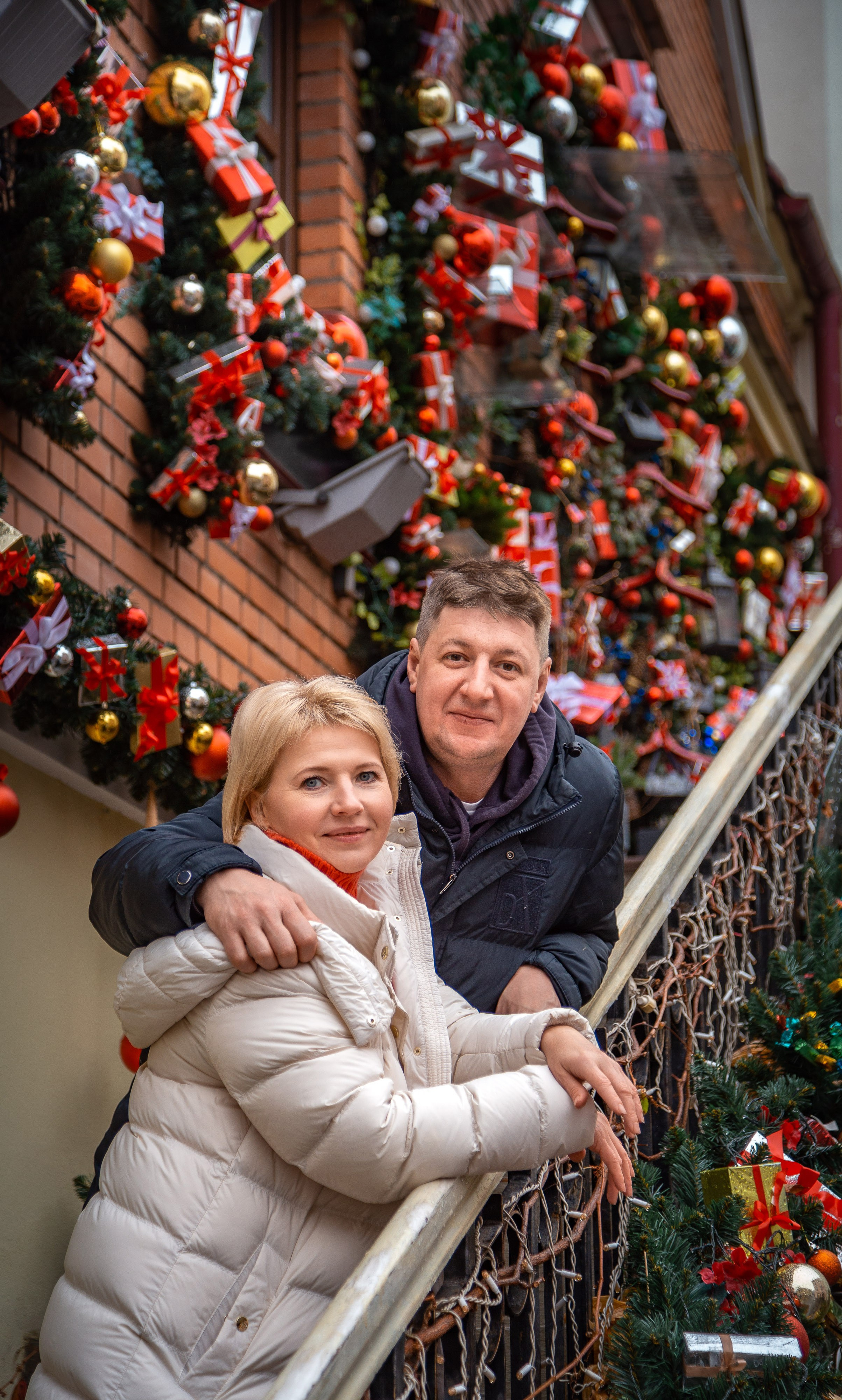 Семейное новогоднее фото Минск