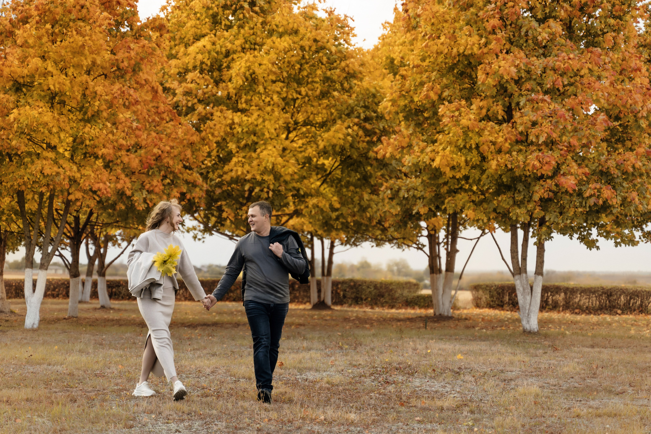 Осенняя фотосессия в стиле Love Story. Семейный фотограф в Белгороде Амелина Алина