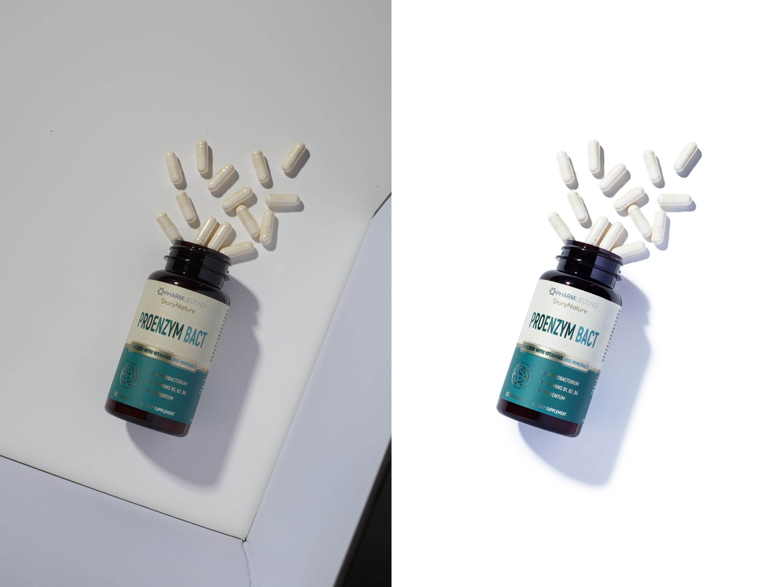 Ретушь фотографий витаминов и БАДов | Студия SVITHART
