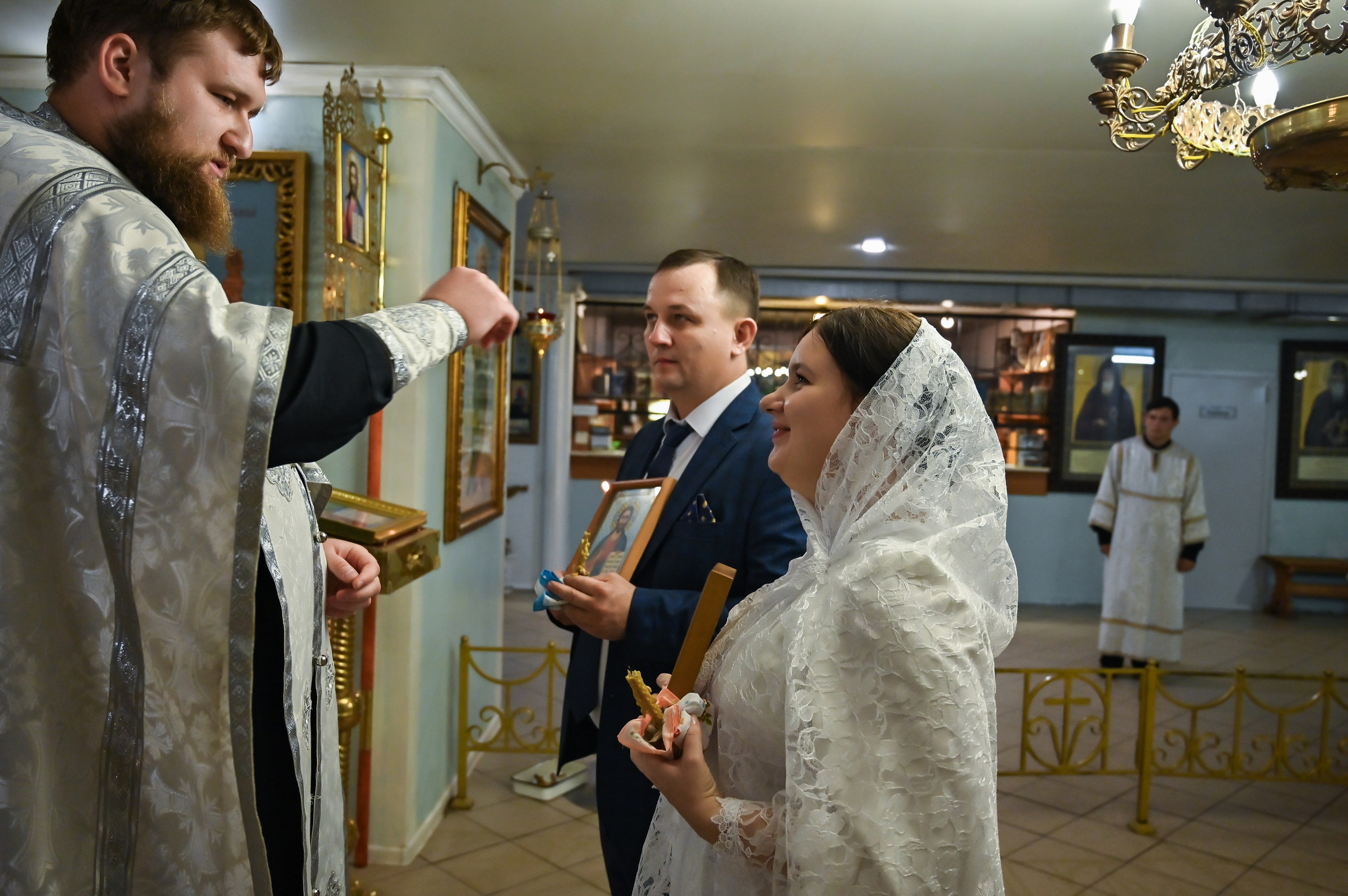 Венчание Андрей и Елена. Репортажный и свадебный фотограф в Липецке Иван Первойкин