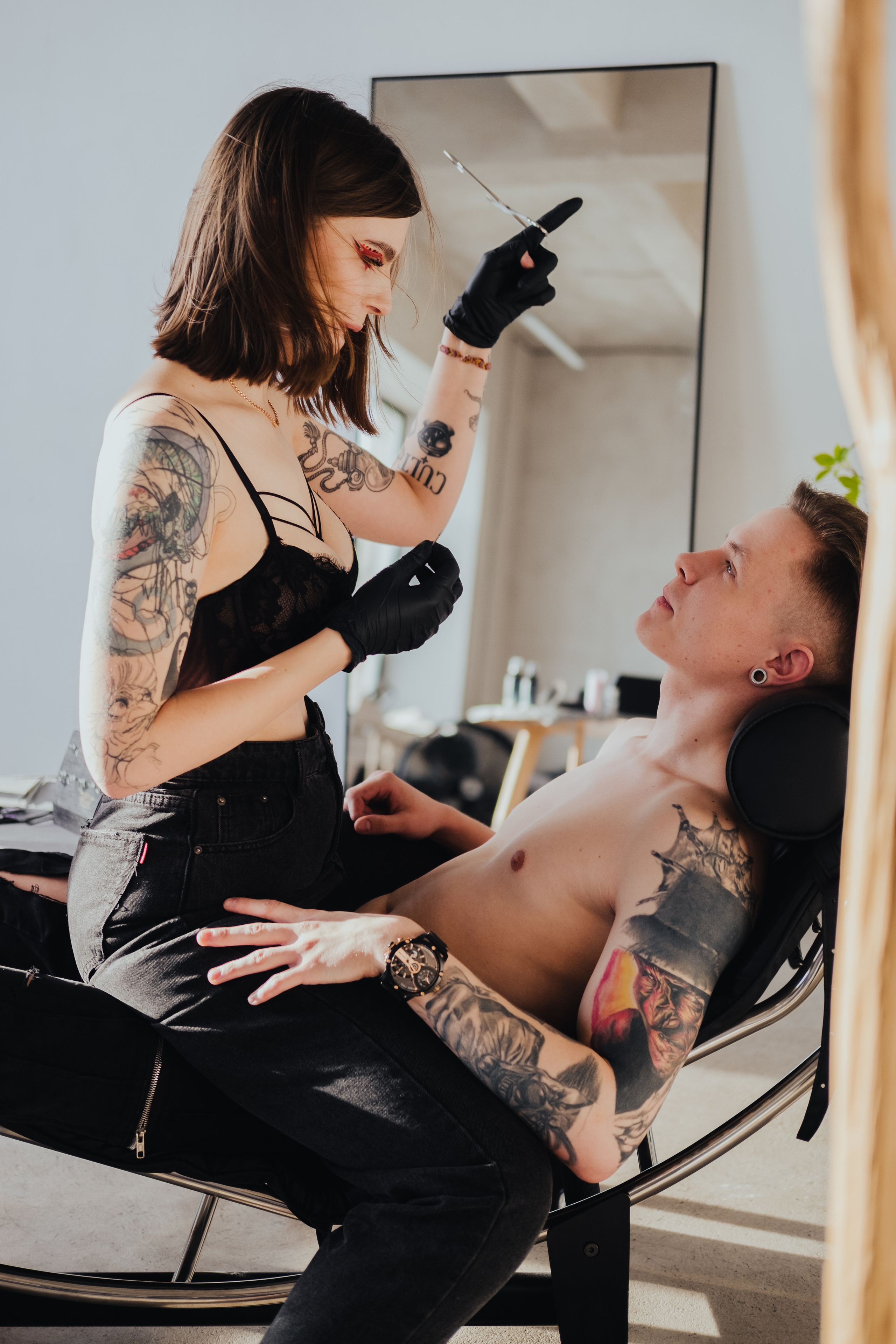 Контент съёмка для Анны пирсинг мастер. Фотограф в Иркутске Анна Мирошникова