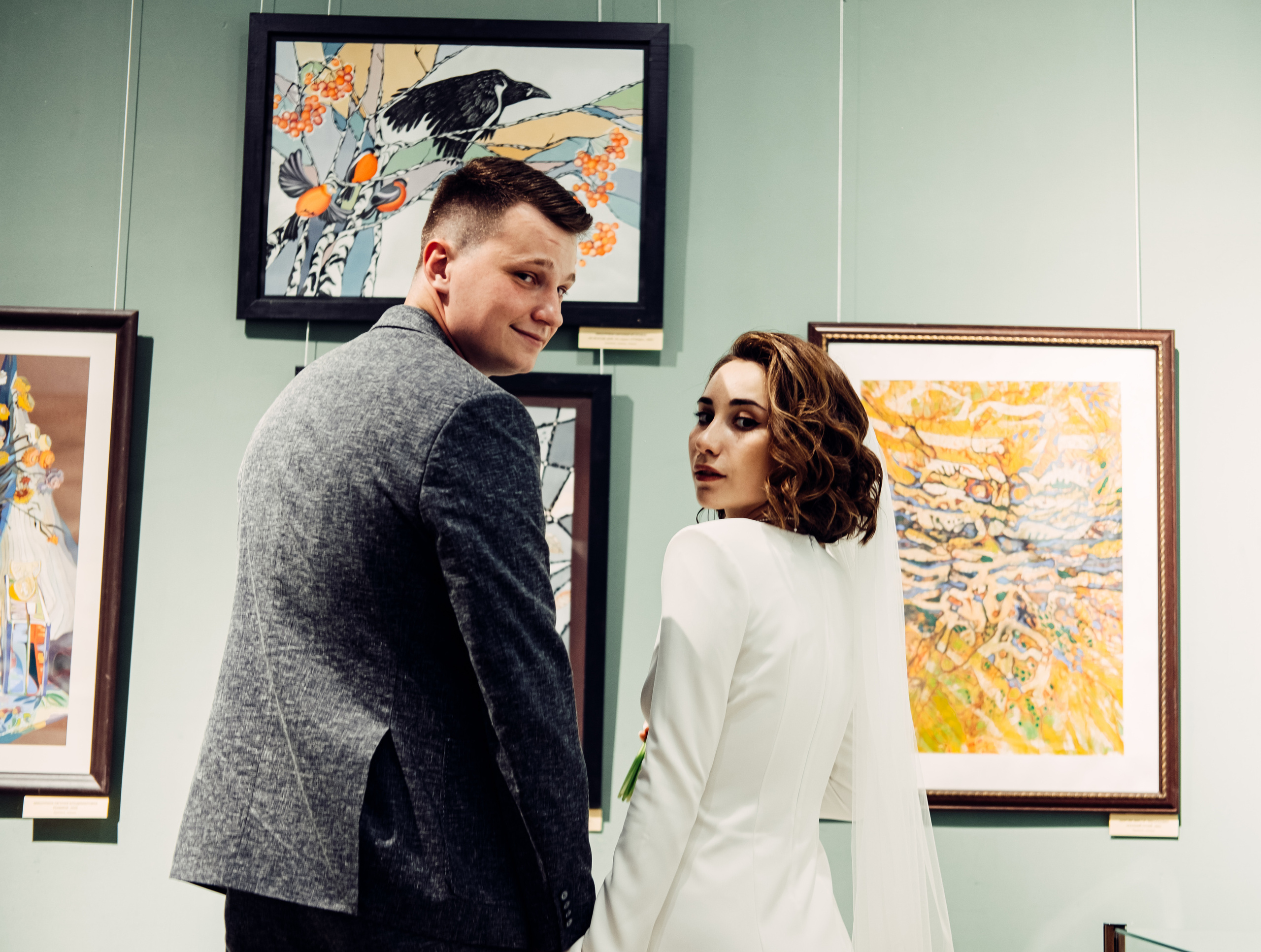 С любовью к искусству, свадьба в художественной галерее. Фотограф в Иркутске Анна Мирошникова