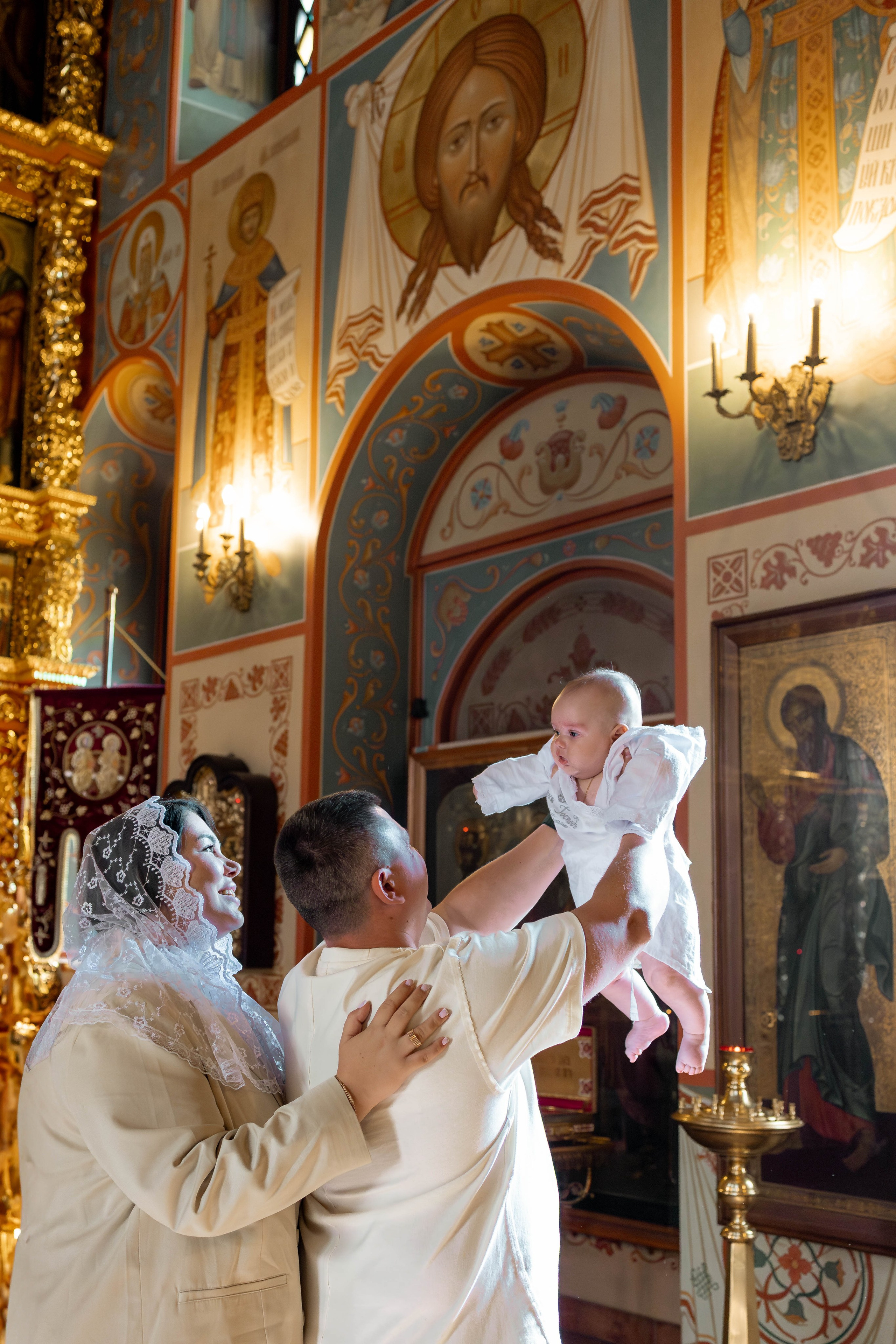 Таинство Крещения Евгения. Фотограф новорождённых Newborn Москва