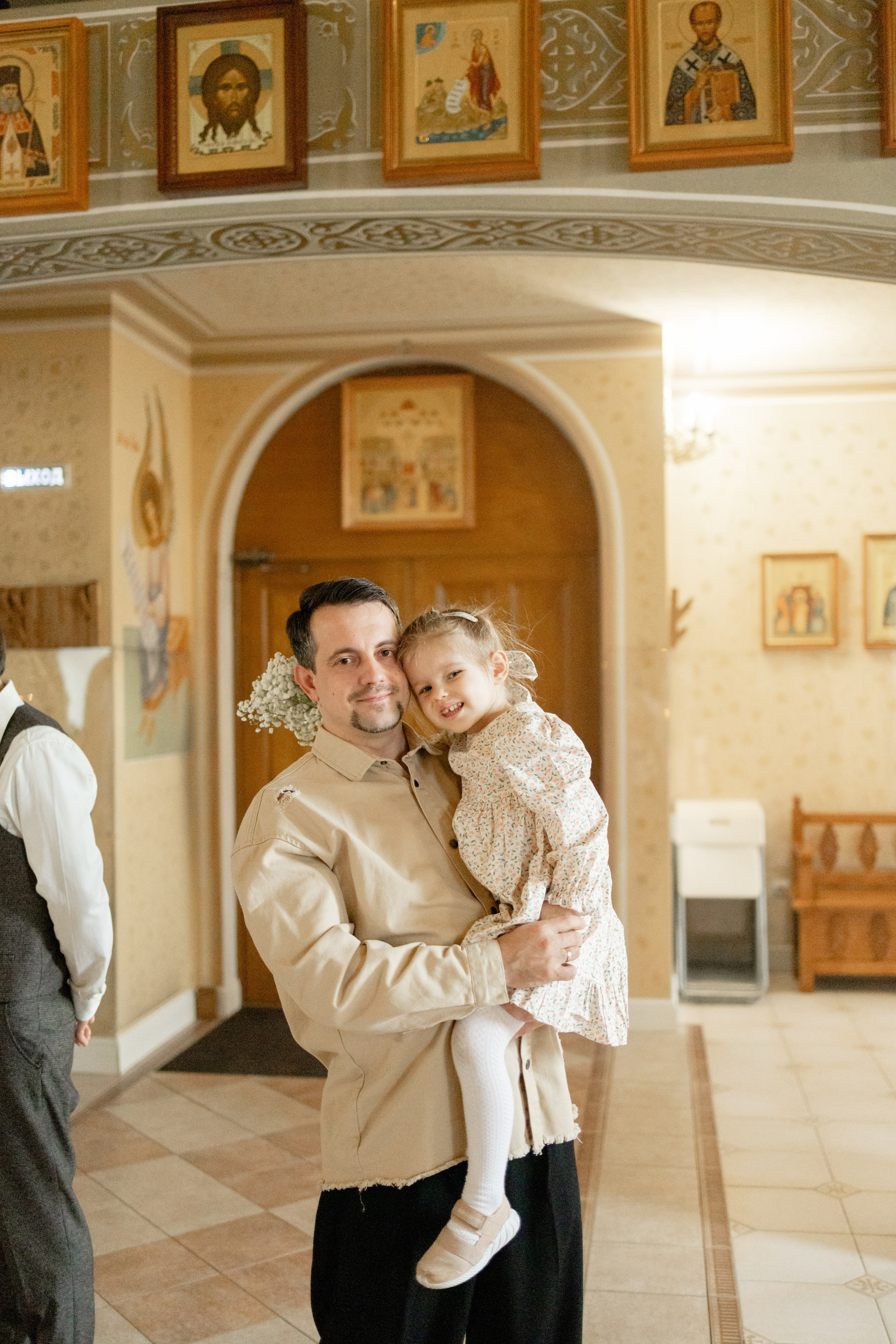 Таинство Крещения Мишель. Фотограф новорождённых Newborn Москва