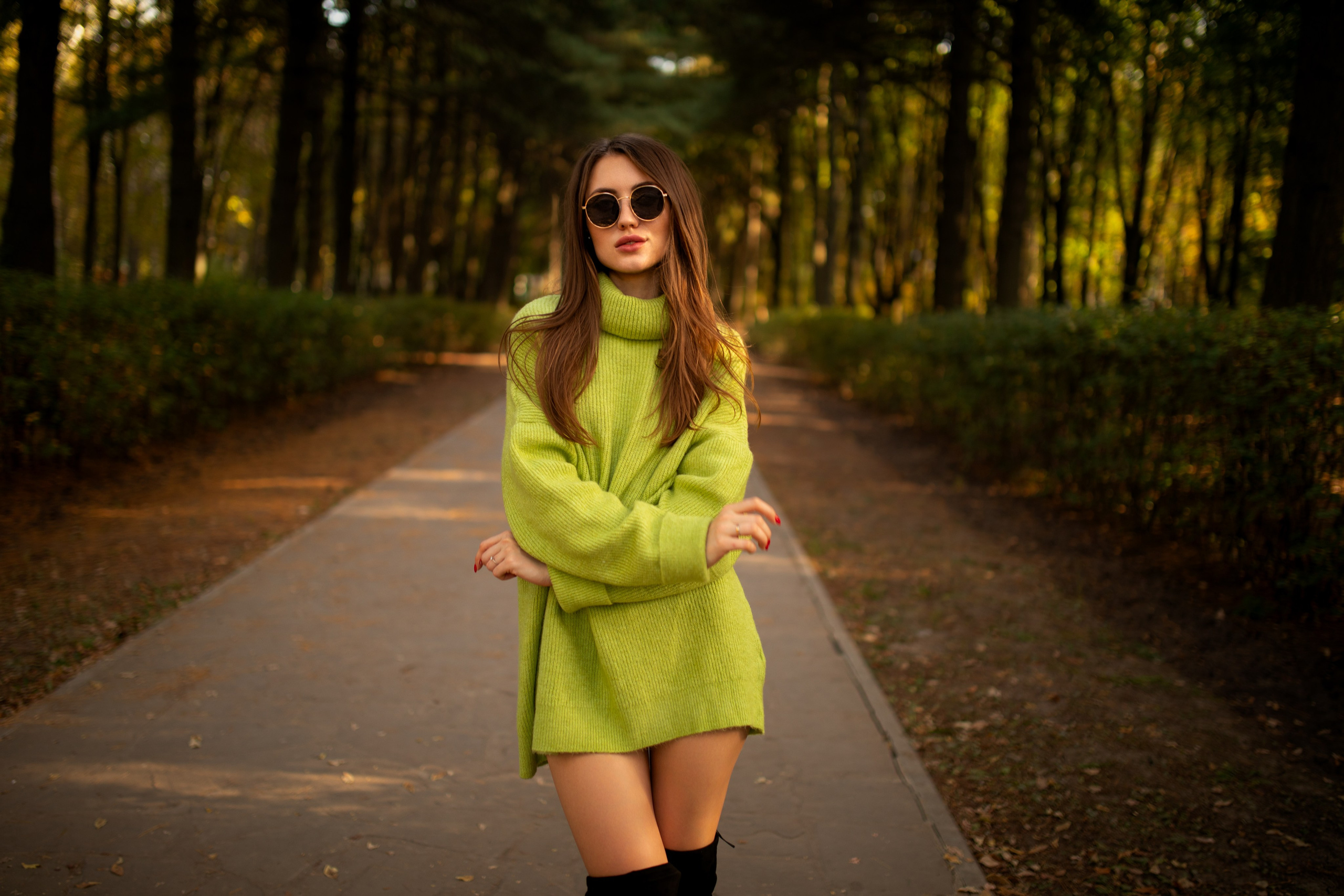 Осенняя съемка с Анастасией в парке в формате для «себя»