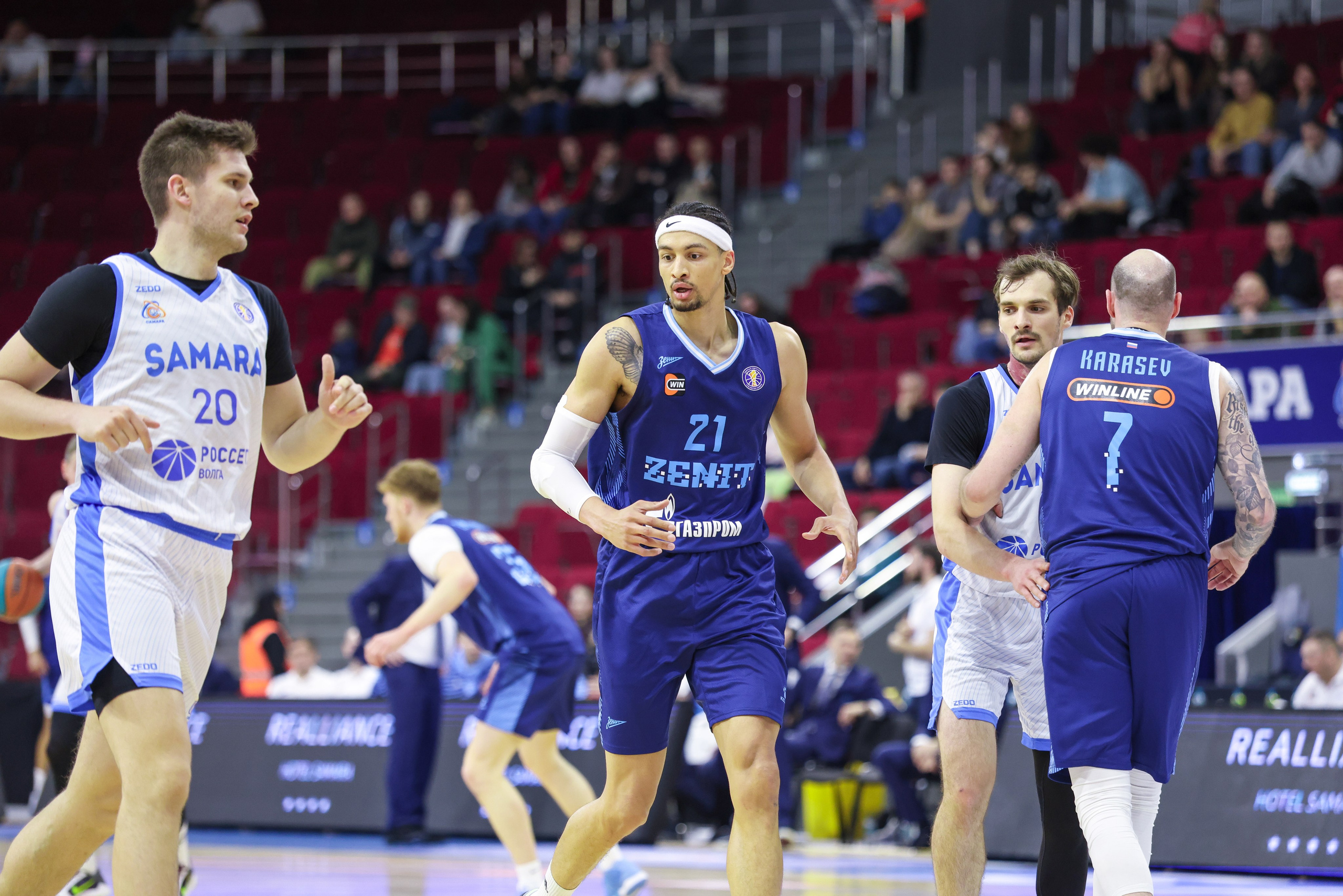 Баскетбол. Самара — Зенит. Единая лига ВТБ. Спортивный фотограф в Самаре