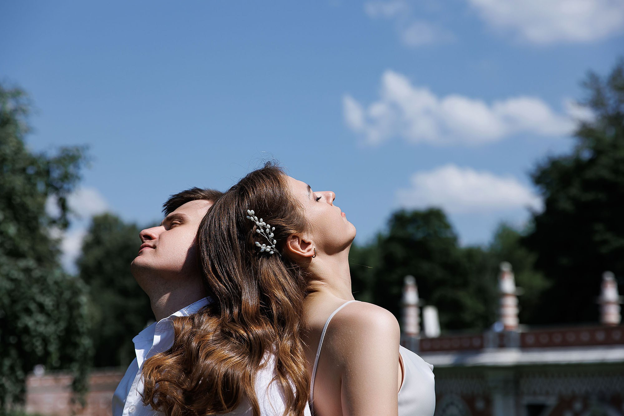 Прогулка, фотосессия жениха и невесты. Свадебная съемка. Фотограф в Москве Валерий Боцман