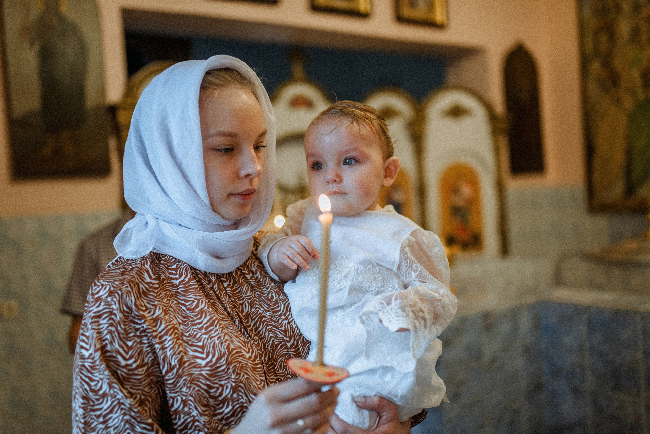 Крещение Евы. Семейный документальный фотограф в Волгограде Мариэта Додина