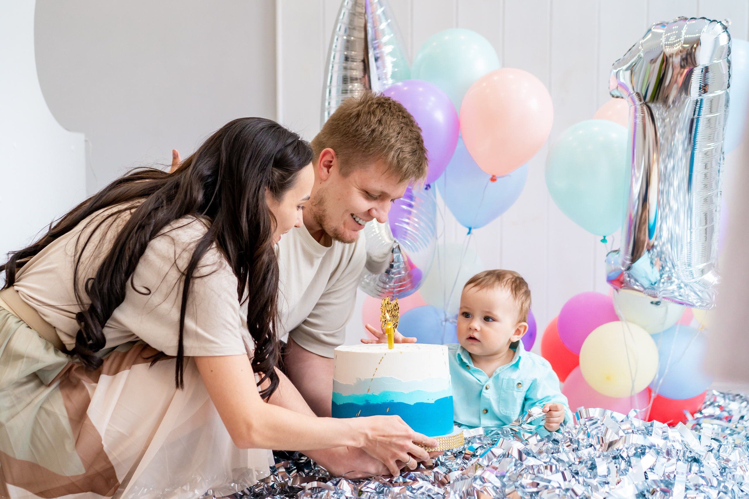 Первый день рождения. Фотограф Казакова Анастасия