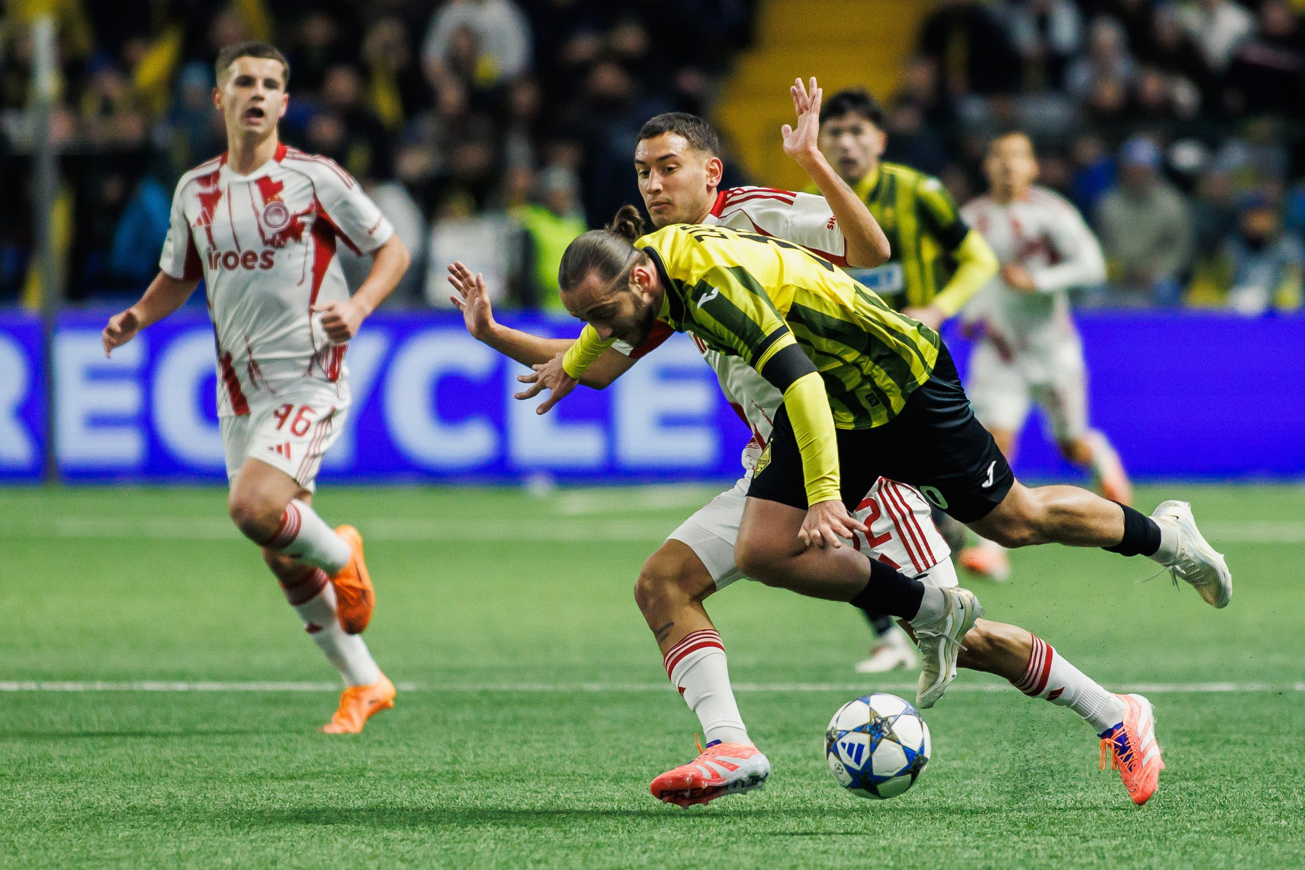 UEFA Champions League 25/26 Kairat — Olympiacos. Photographer Danil Aykin