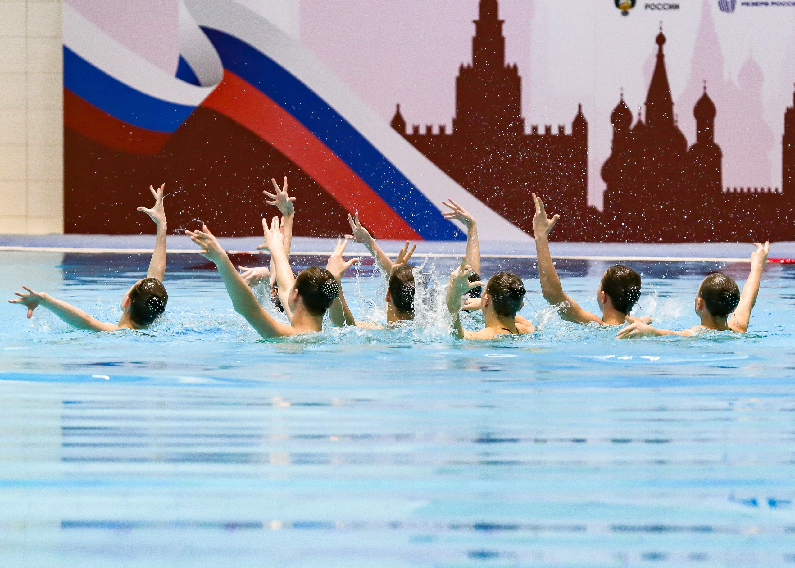 Первенство России по синхронному плаванию. Техническая программа. Группы. Репортажный фотограф в Москве