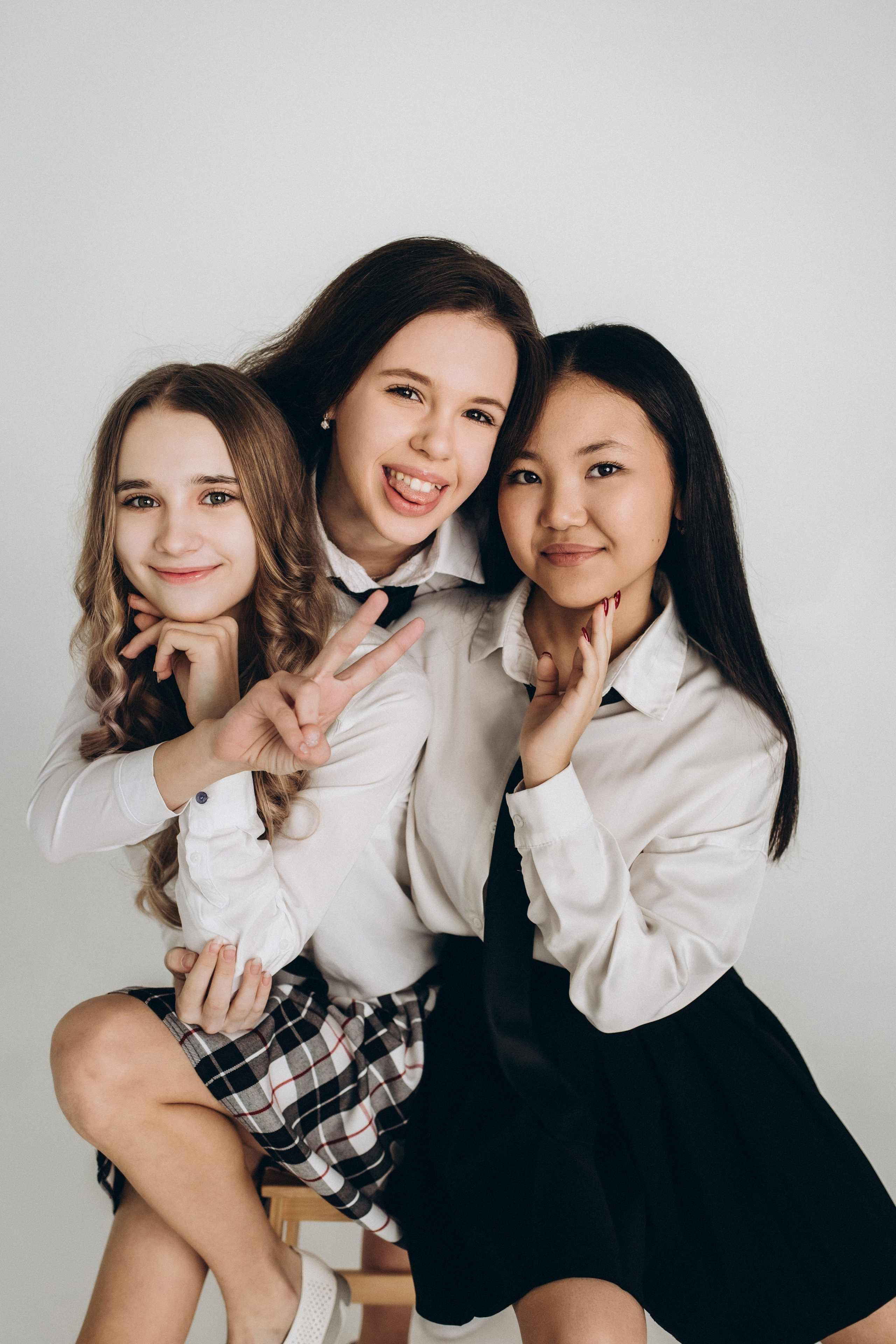 Выпускной класс в студии. Портретный и семейный фотограф в Саратове Елена Шустова