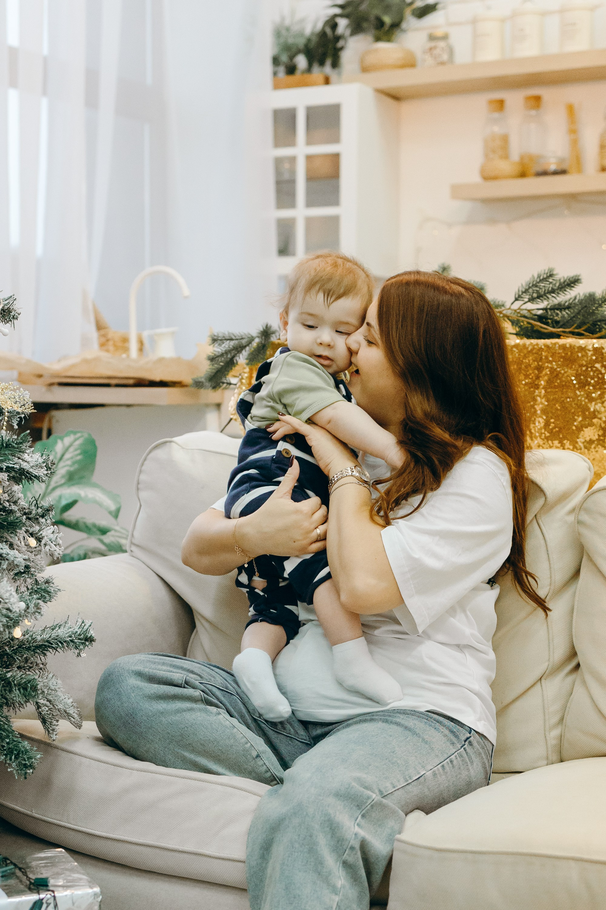 Семейная съемка в фотостудии. Фотограф. Фотограф-анималист. Москва