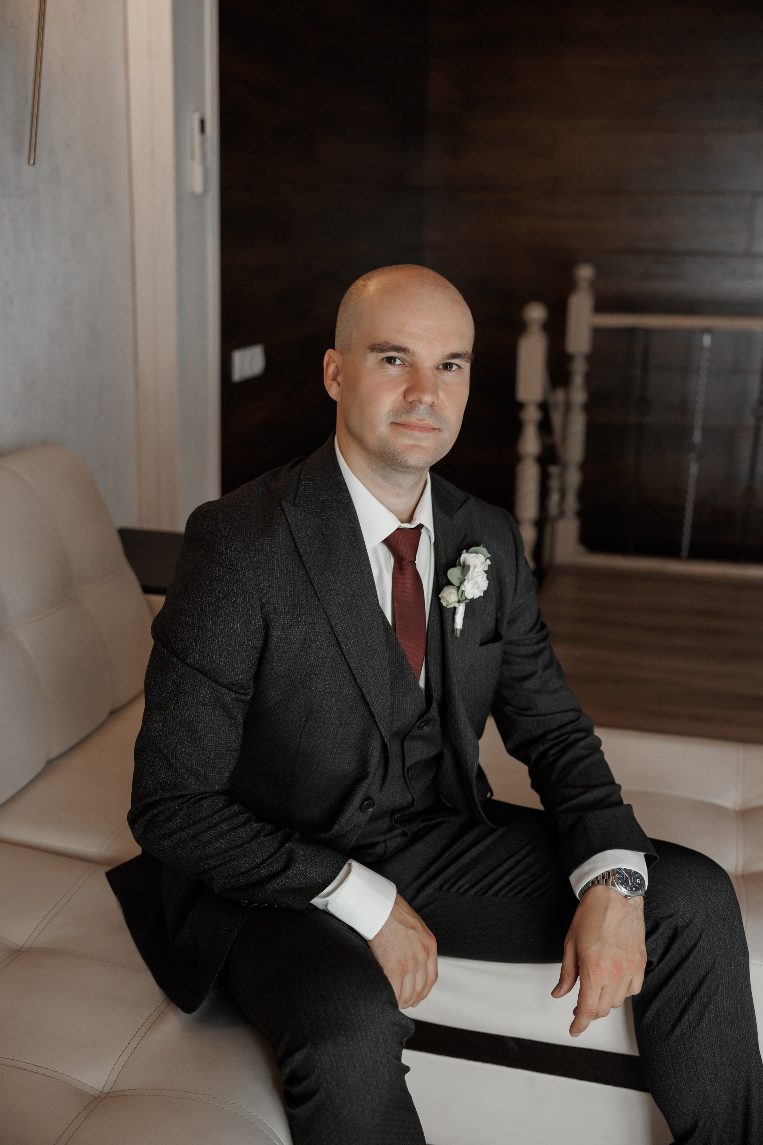 Полина и Дмитрий, загородный клуб «Барин», ЗАГС в г. Пушкино. Свадебный и репортажный фотограф (Москва, Королев и другие)