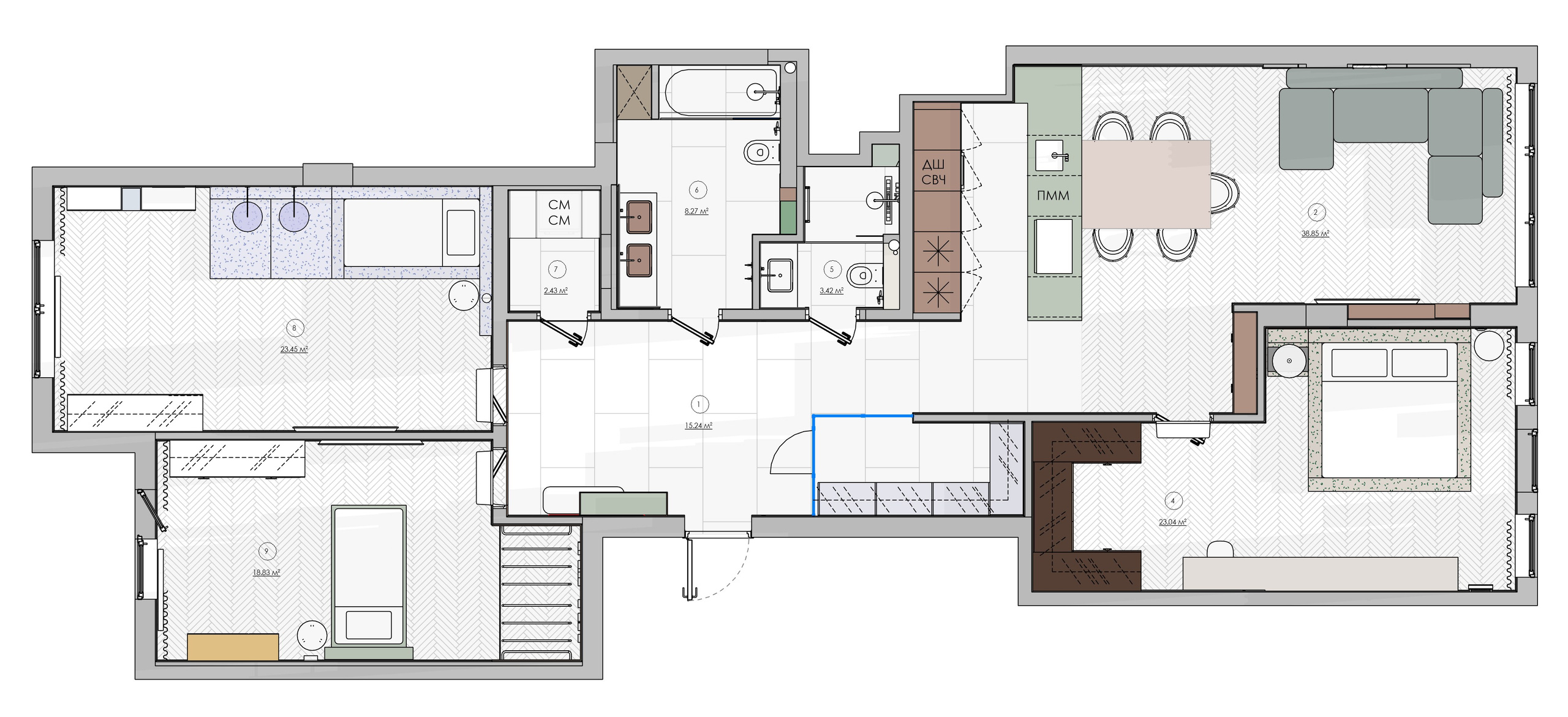 ПРОЕКТ DL|КАЛИНИНГРАД. ДИЗАЙНЕР ИНТЕРЬЕРА|ВАЛЕРИЯ БУКИНА