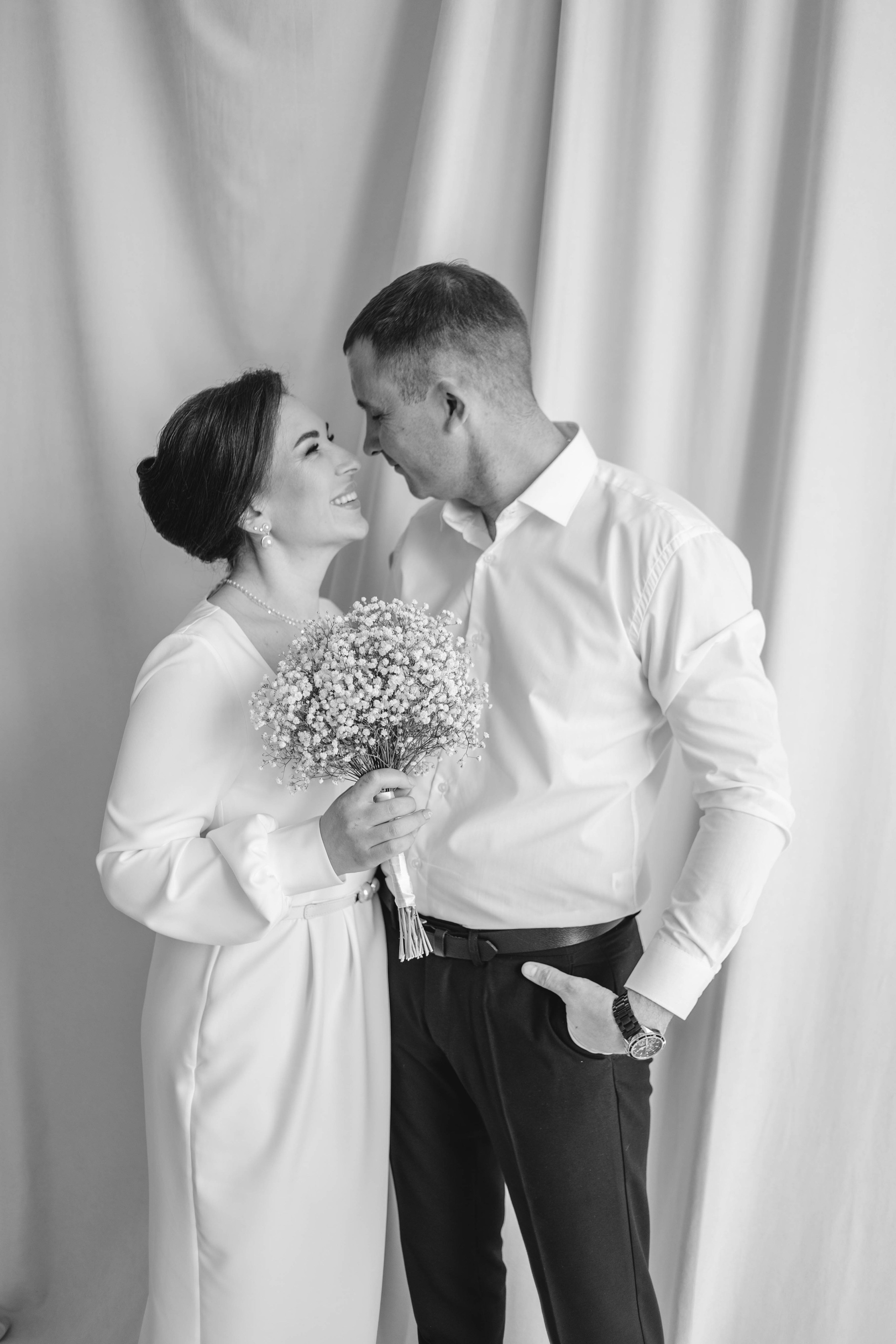 Свадьба Т&А в студии и ЗАГСе. Фотограф в Краснодаре Евгения Михаевич