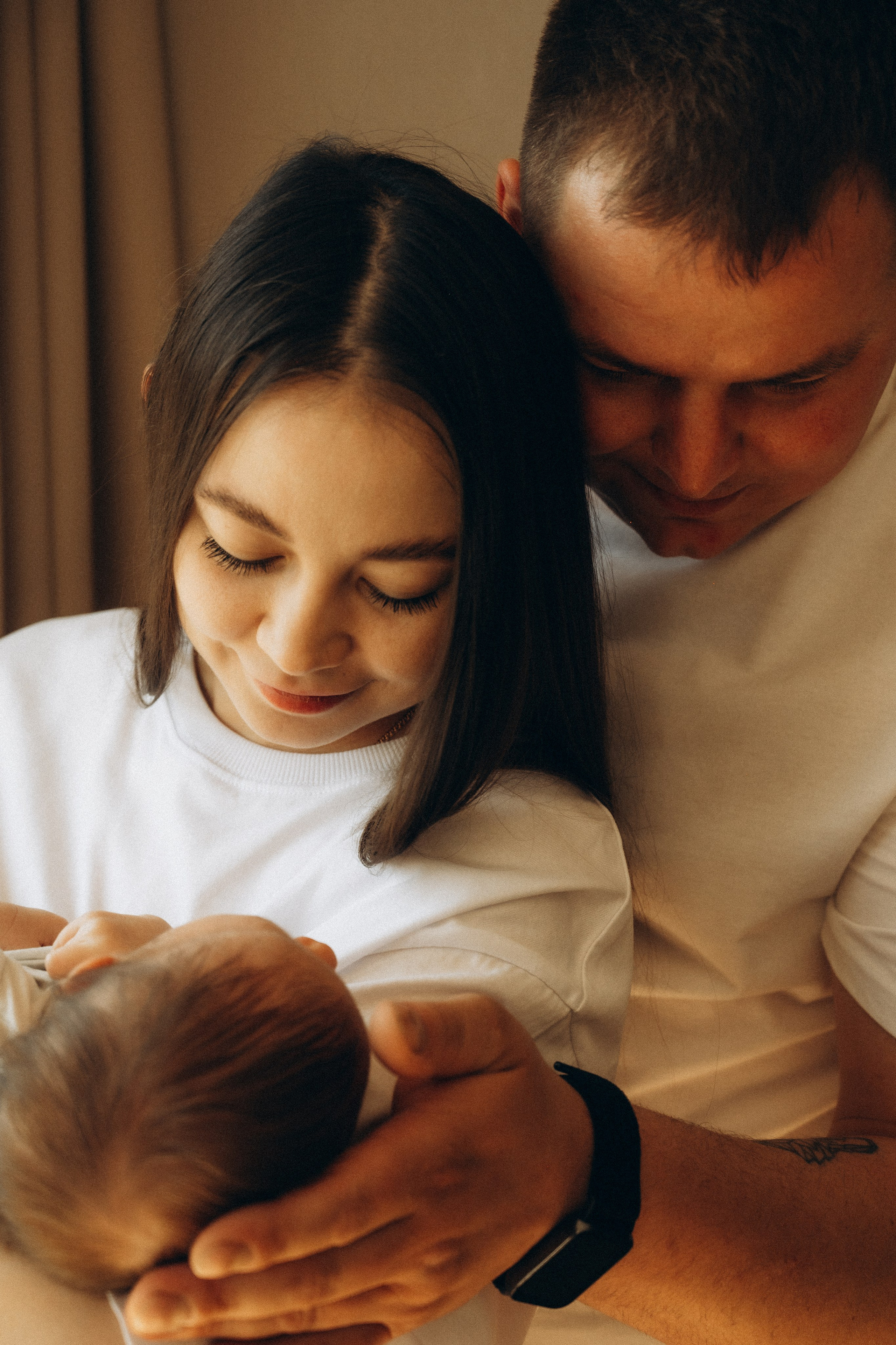 Домашняя с новорожденным. Семейный и детский фотограф во Фрязино, Ивантеевке и Щелково Матвеева